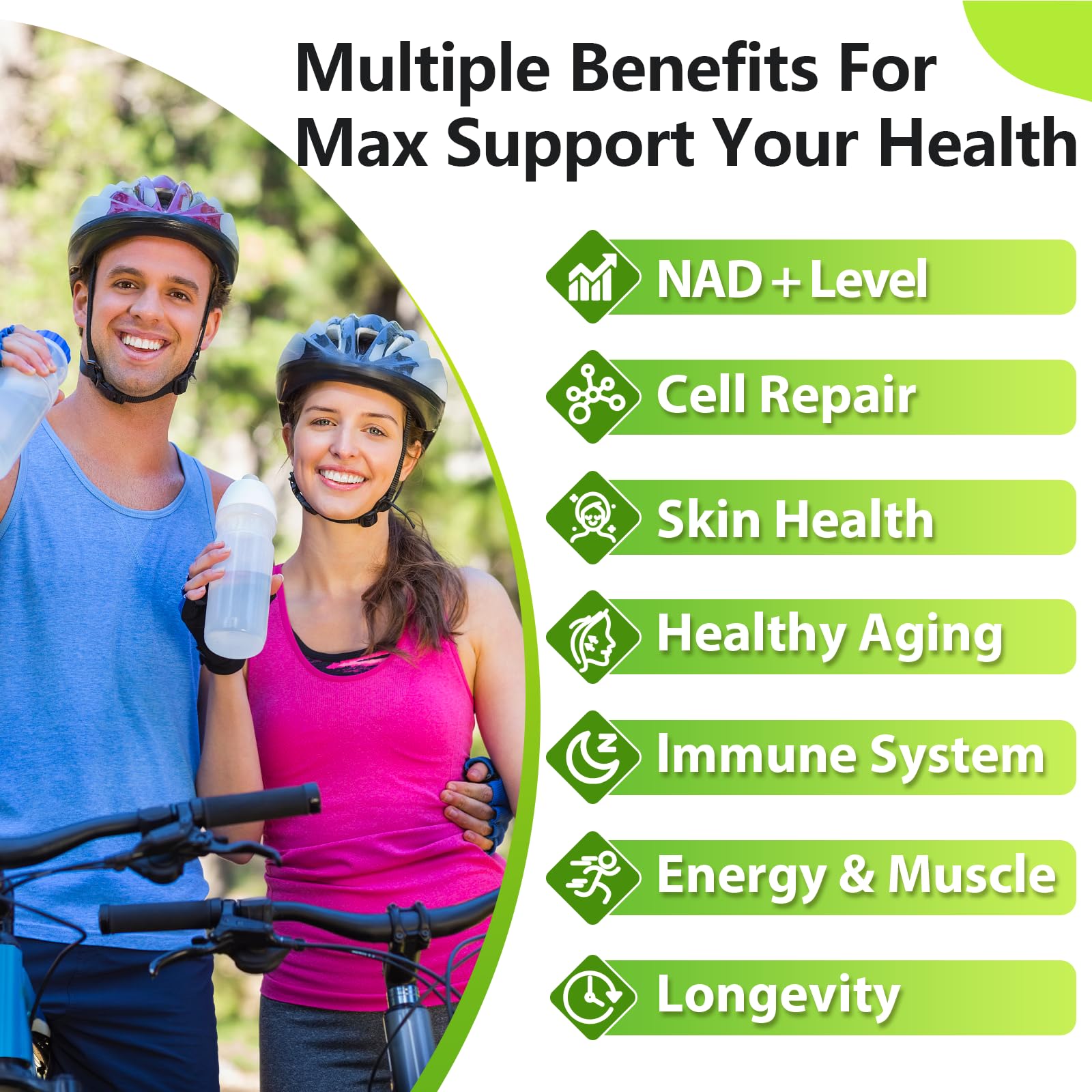 Sublingual NMNH 500mg (Dihydronicotinamide Mononucleotide) (120 Servings, NMNH 500mg per Serving) NAD Supplement to Boost NAD Levels as We Age, for Anti-Aging, Energy, Immunity, Focus - 120 Count UrsinquilAu supplements