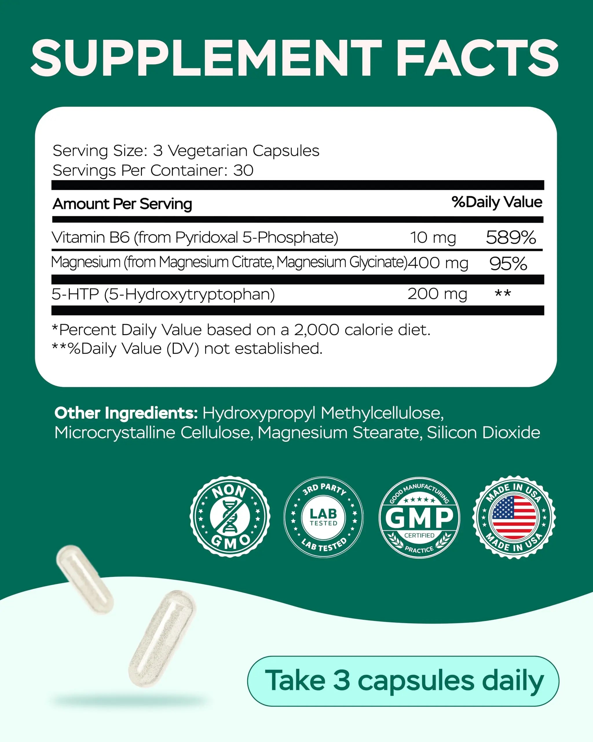 Magnesium Complex for Women – Magnesium for Sleep, Advanced 610mg with Glycinate, Citrate & Vitamin B6 for 3X Absorption + 5-HTP – Supports Sleep, Relaxation, Nerve, Muscle, Bone & Energy Health 4Well Productsnz supplements