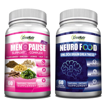 GreeNatr Brain Supplement with B12 Vitamin for Enhanced Memory, Energy, Focus, and Clarity GreeNatrAu supplements