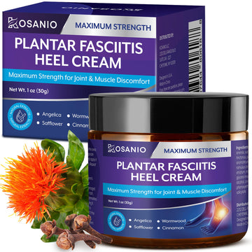KOSANIO Plantar Fasciitis Relief Cream - Heel Discomfort Relief for Plantar Fasciitis, Foot, Knee, Hands, Legs - Natural Herbal Concentrate Formula - (30g / 1 oz (Pack of 1)) KOSANIOAu supplements