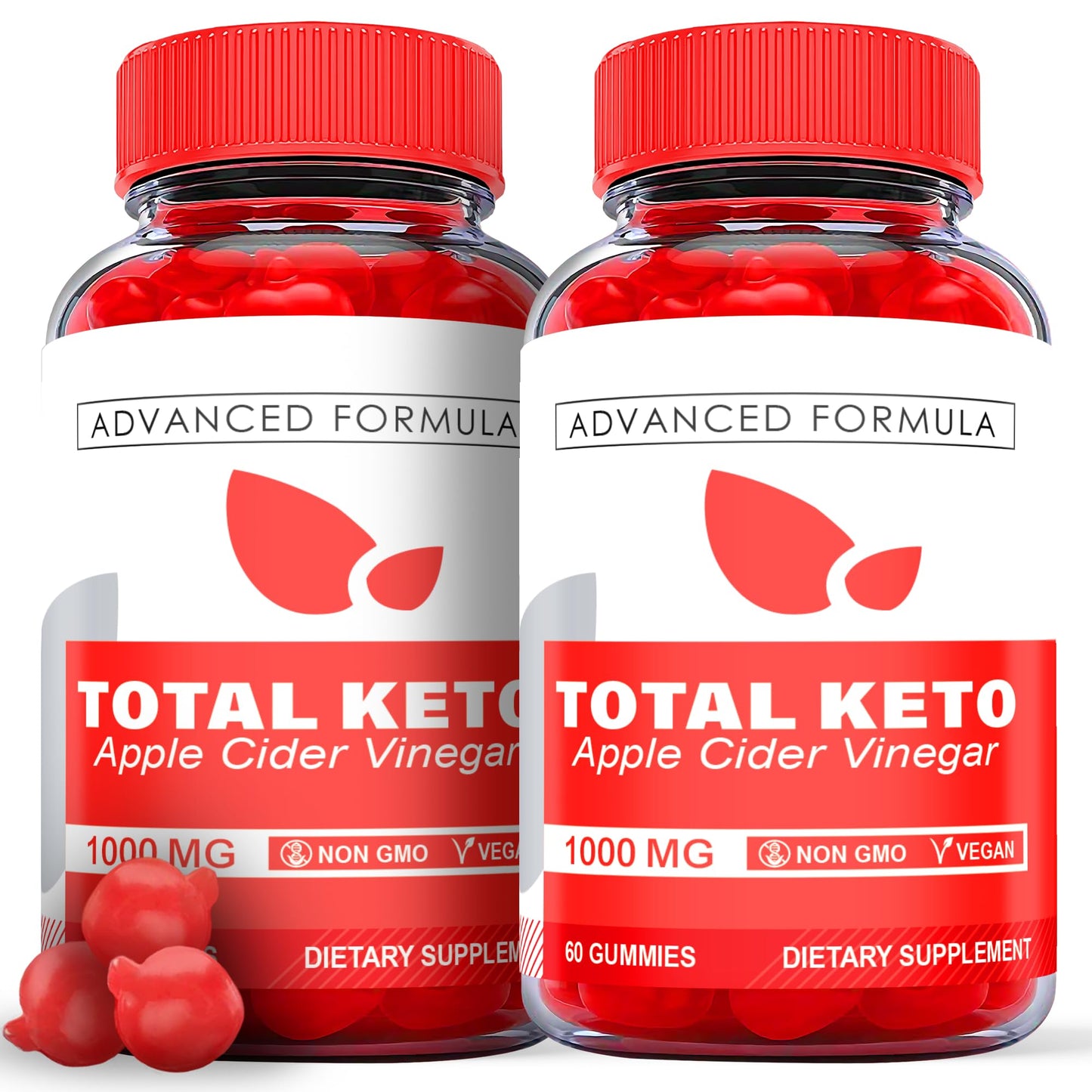 (2 Pack) Total Keto Gummies, Total Keto ACV Gummies, Total Keto Advanced, Total Keto Ark LabsUS supplements