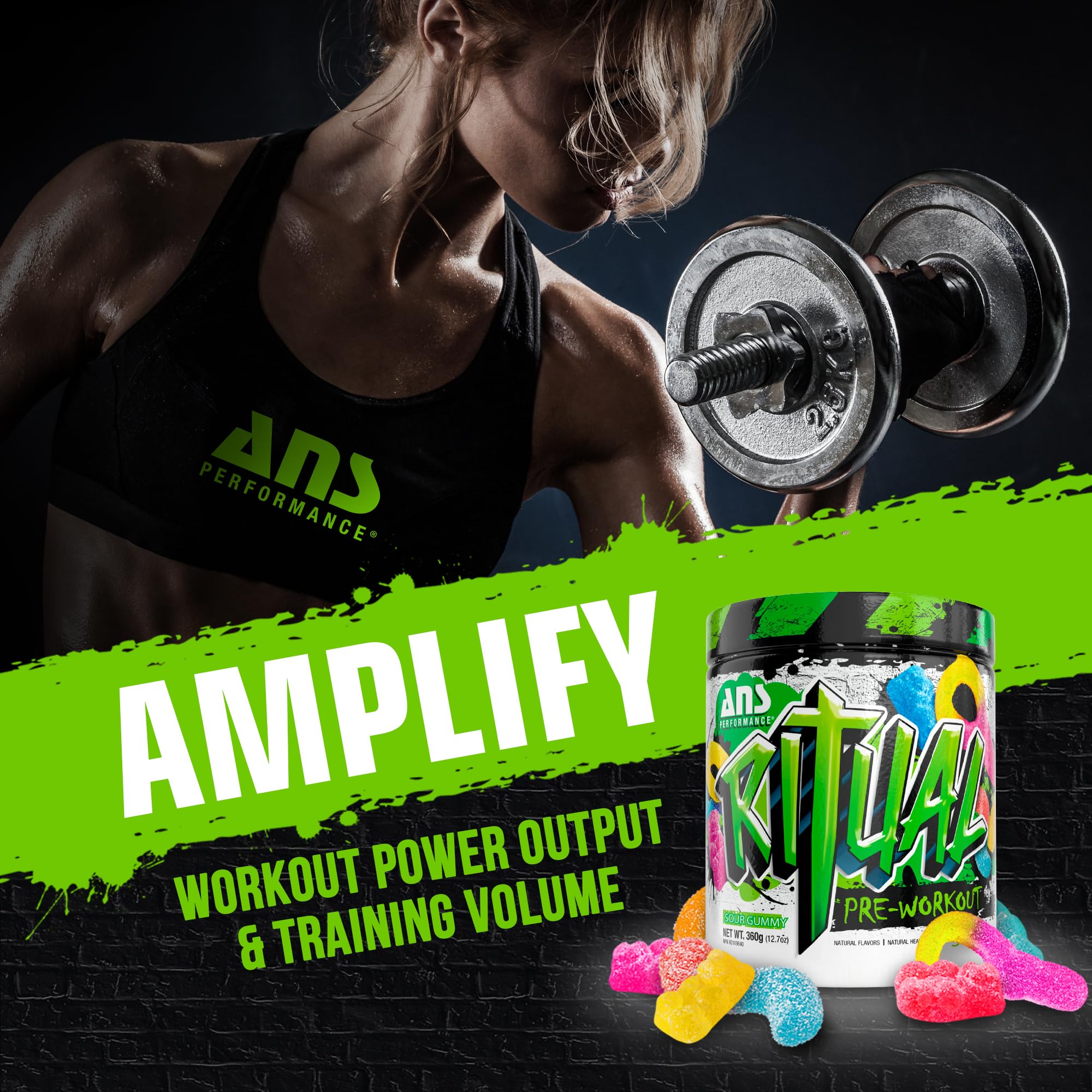 ANS Performance Ritual Pre Workout (30 Servings, 12.7 oz) - Complete Preworkout Formula ANS PerformanceAu supplements