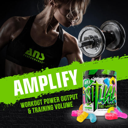 ANS Performance Ritual Pre Workout (30 Servings, 12.7 oz) - Complete Preworkout Formula ANS PerformanceUS supplements
