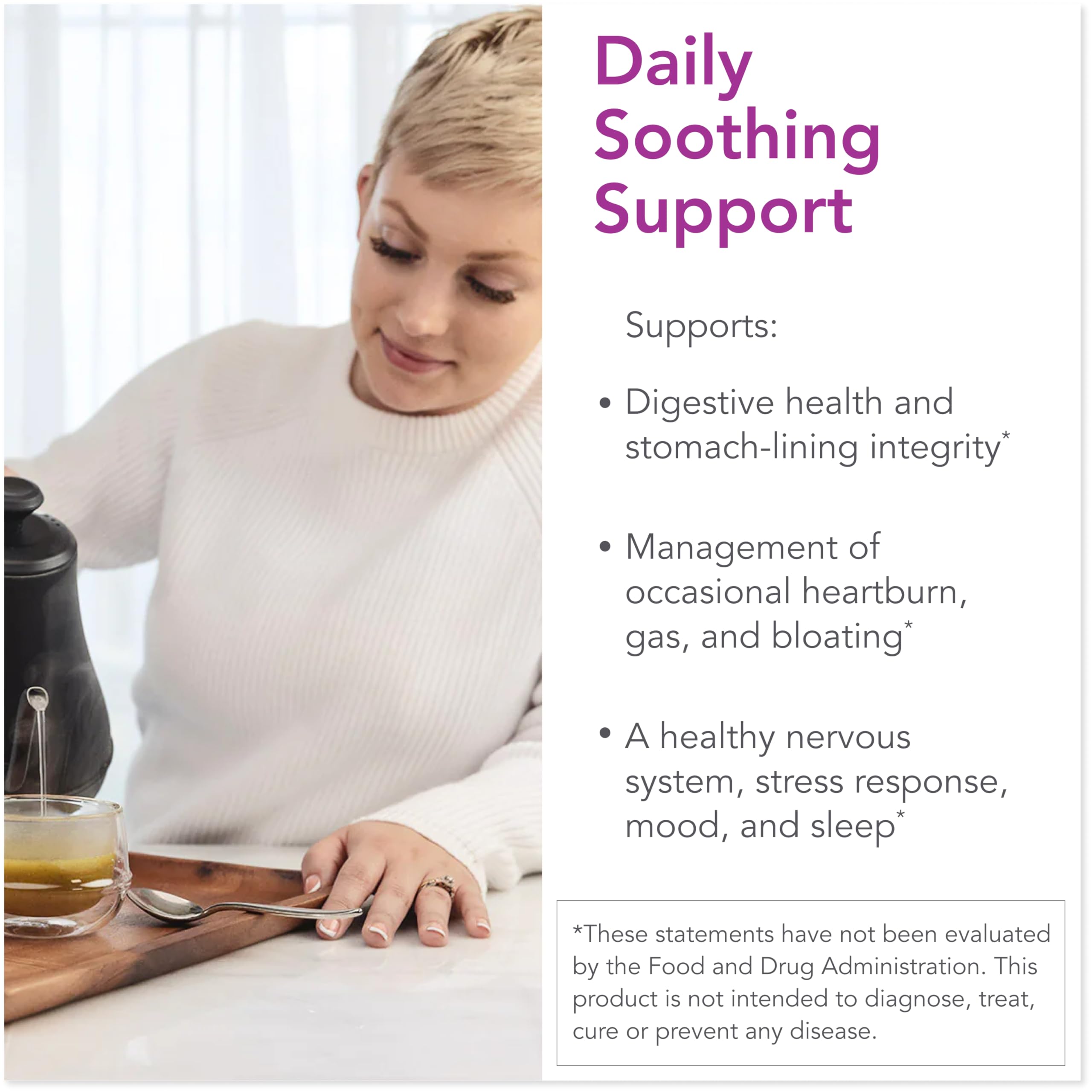 Bio-Botanical Research Biocidin Drink Mix - GI InnerCalm - Support Digestive Health, GI Detox, Healthy Mood & Sense of Relaxation - Soothing Formula with Glycine & No Glutamine (30 Stick Packs) Bio-Botanical ResearchUS supplements