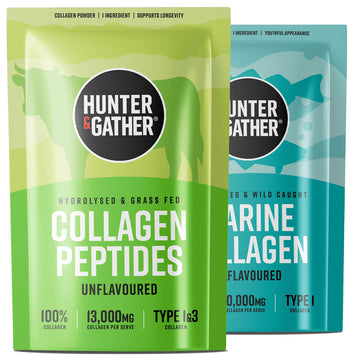 Hunter & Gather Collagen Powder Bundle | Hydrolysed Grass-Fed Bovine Collagen Hunter & GatherUS supplements