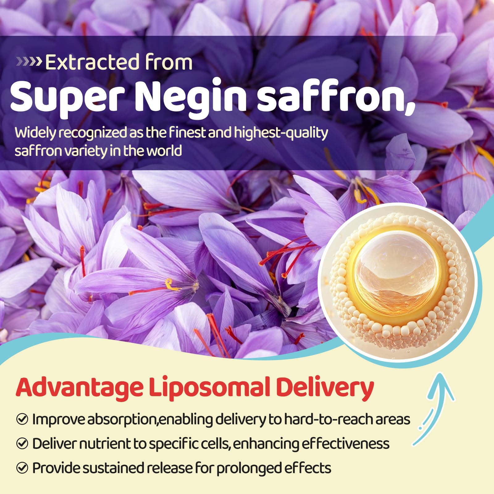 Liposomal Saffron Gummies for Kids 4+, Saffron Supplements w/Holy Basil, Rosemary, Magnesium Glycinate, Omega-3 & More, Brain Focus Support Supplement, Vegan, Organic, Sugar Free, 60 Chewables duwhotAu supplements