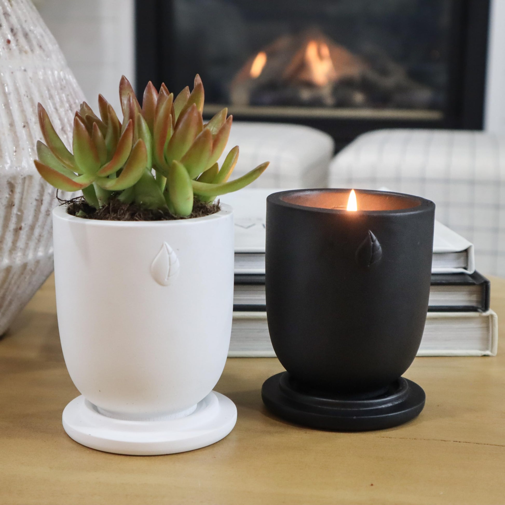 CandlePlanter Concrete Cement Candle Planter - Candles for Home Scented, Soy Candles CANDLEPLANTERAu supplements