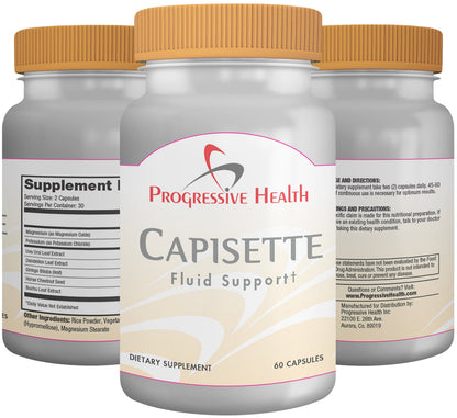 Capisette Water Retention Support - Reduces Swollen Feet, Ankles, and Legs - Reduce Progressive HealthUS supplements