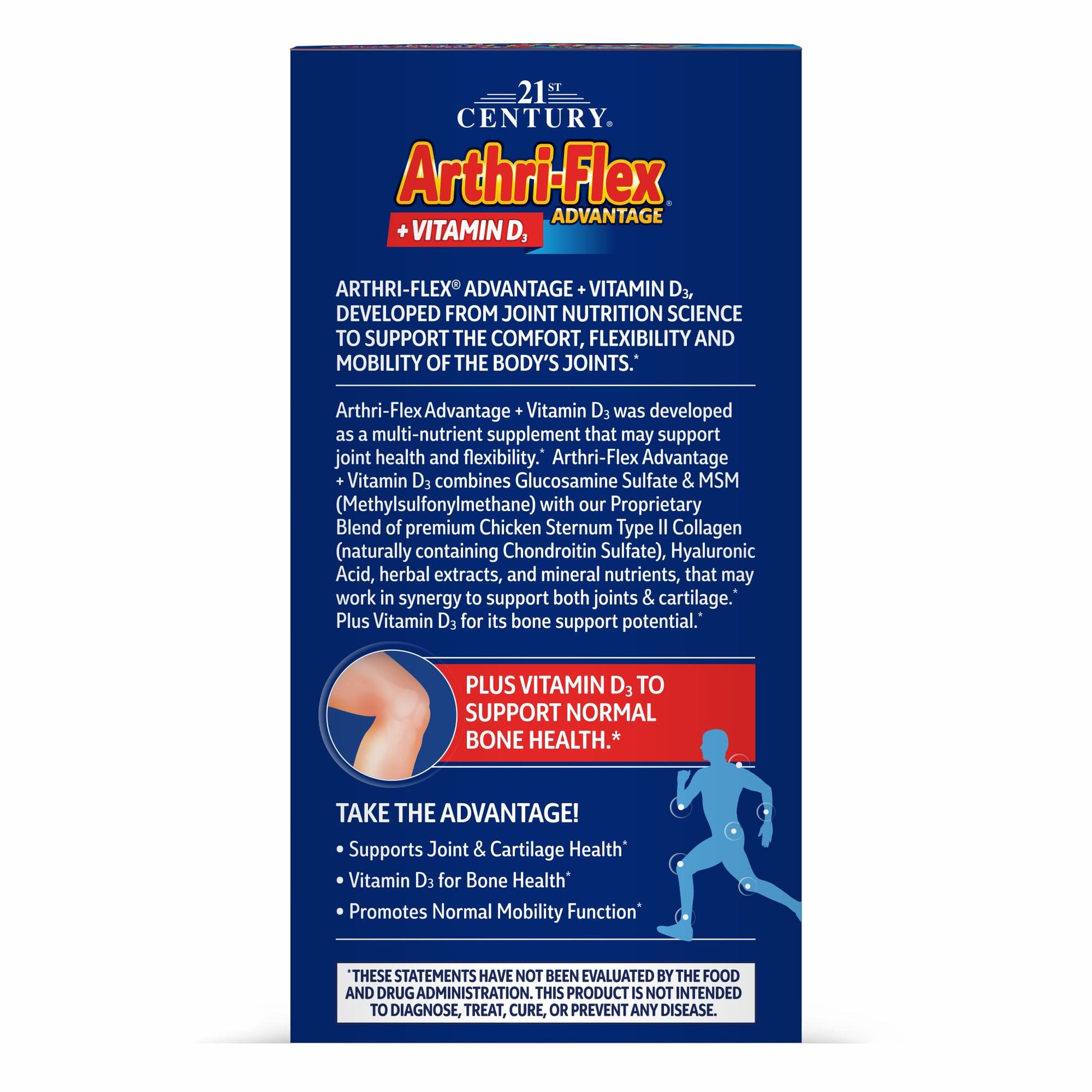 21st Century Arthri-Flex Advantage® + Vitamin D3, 120 Coated Tablets 21st CenturyAu supplements