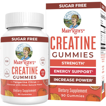 MaryRuth's Creatine Gummies | Creatine Monohydrate Gummies | 3g Creatine Per Serving | Creatine for Women & Men | Tangerine Citrus Flavor | Exercise | Workout | Sugar Free | Vegan | 90 Count MARYRUTH'SAu supplements