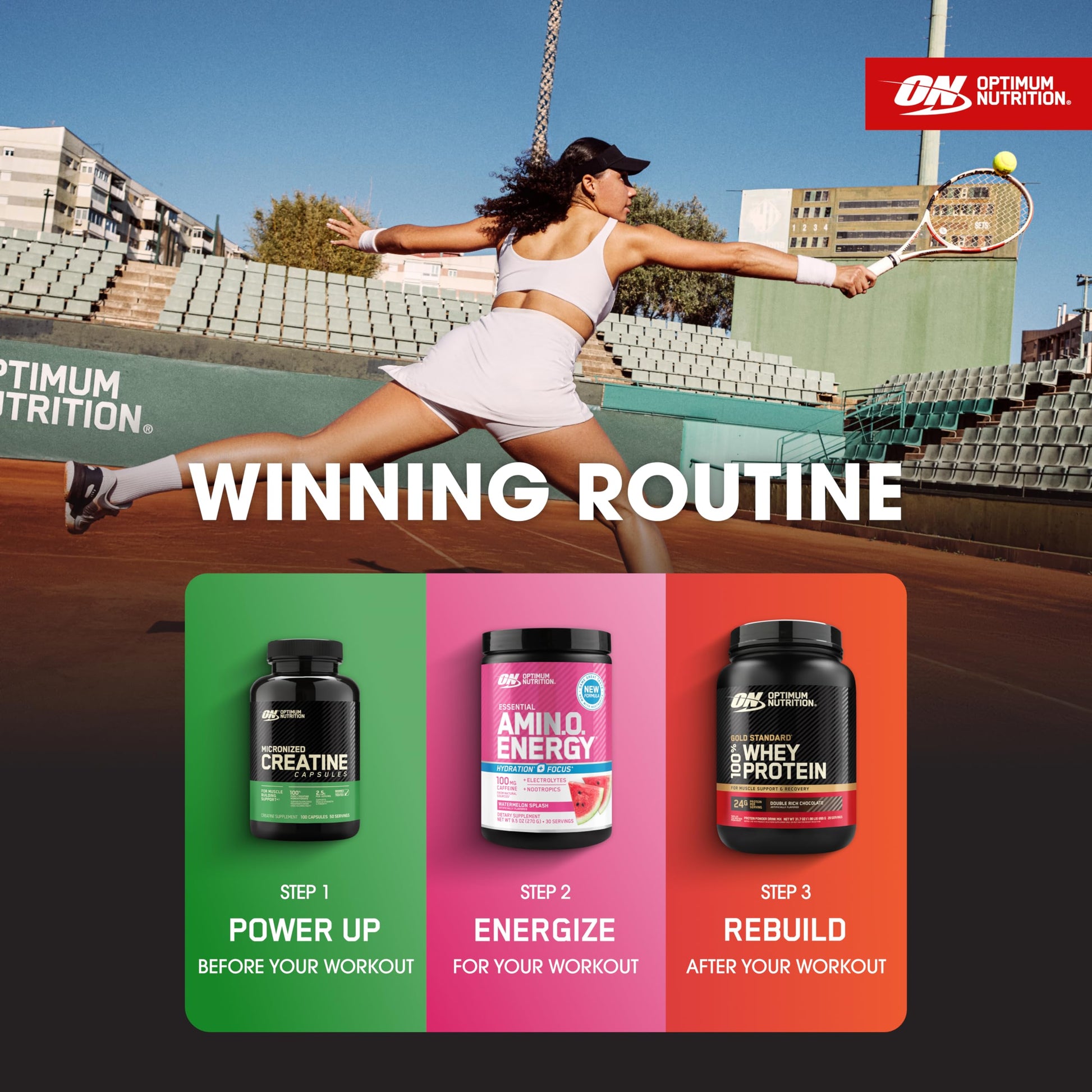 Optimum Nutrition Micronized Creatine Monohydrate Capsules, Keto Friendly, 2500mg, 100 Capsules Optimum NutritionAu supplements