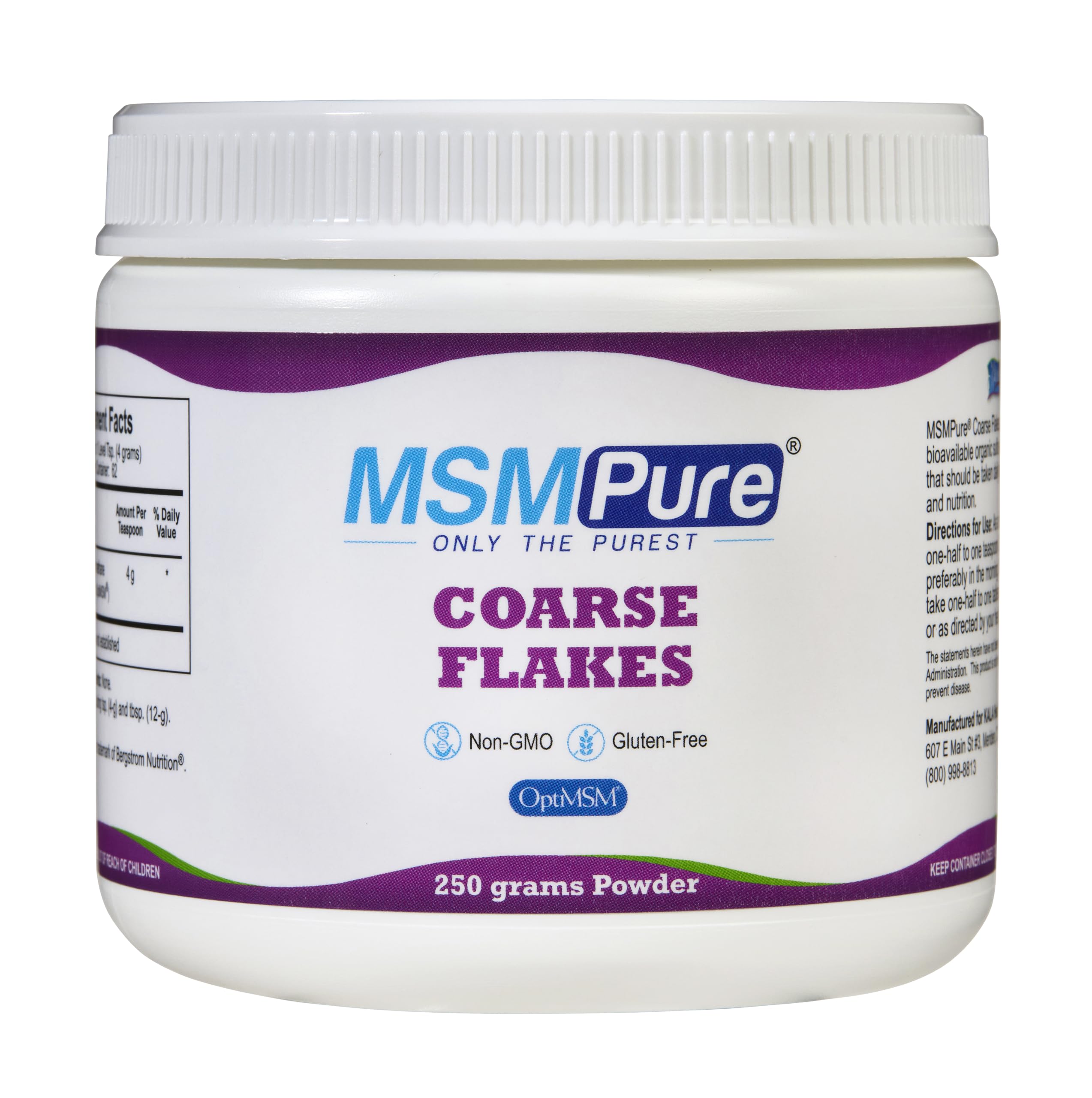 KALA HEALTH MSMPure MSM Coarse Flakes 8.8oz and MSM Gel With Organic Aloe 8oz Bundle KALA HEALTHAu supplements