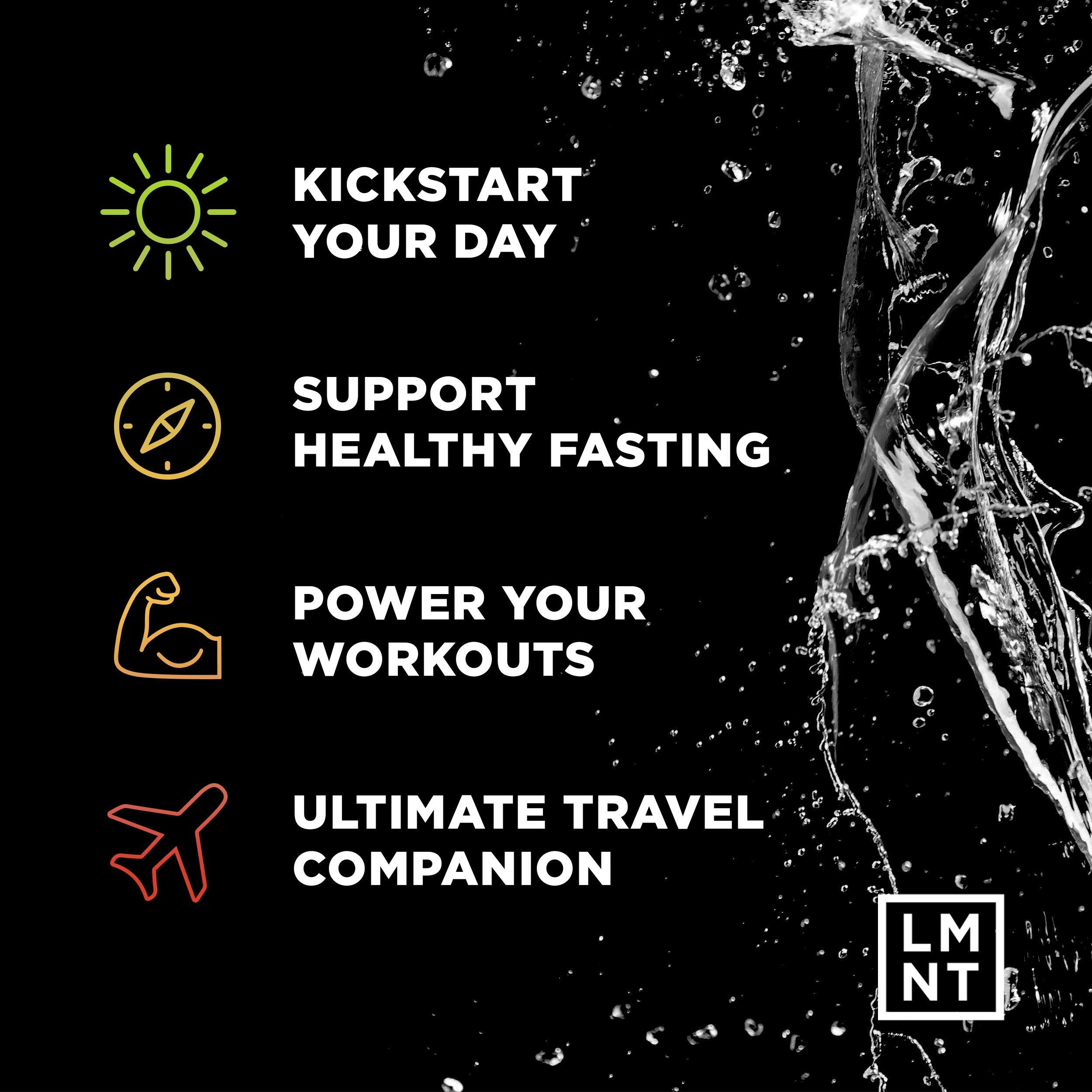 LMNT Keto Electrolyte Powder Packets | Paleo Hydration Powder | No Sugar, No Artificial LMNT ELEMENTAL LABSUS supplements