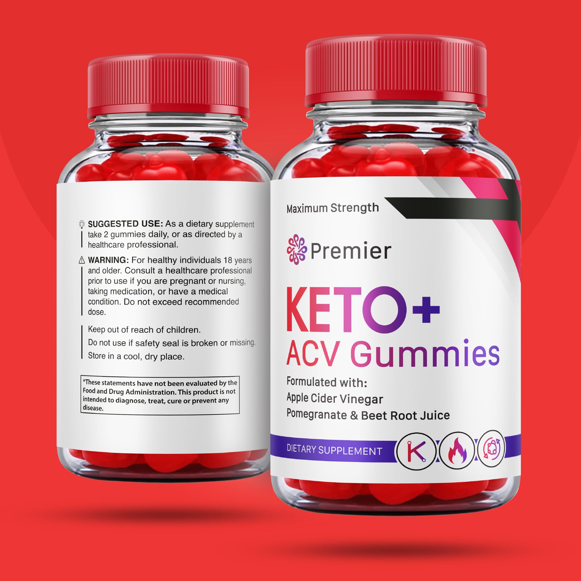 (3 Pack) Premier Keto Acv Gummies Advanced Formula, Premier Keto + Acv Gummies Plus VitakingAu supplements