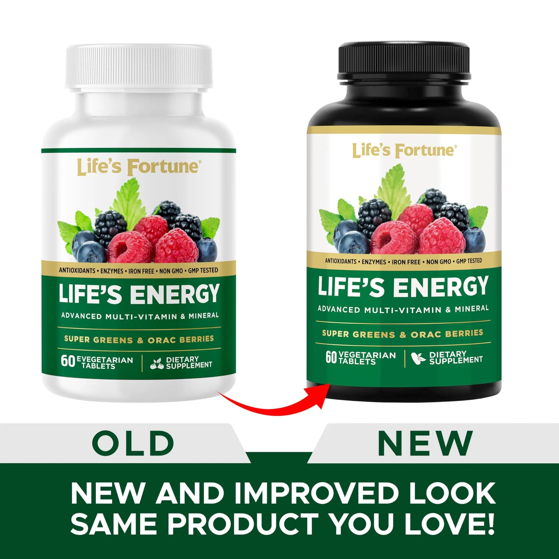 Life's Energy Advanced Daily Multivitamin for Men & Women, Energy and Immune Support Supplement with Super Greens, Antioxidants, Enzymes Life's FortuneAu supplements