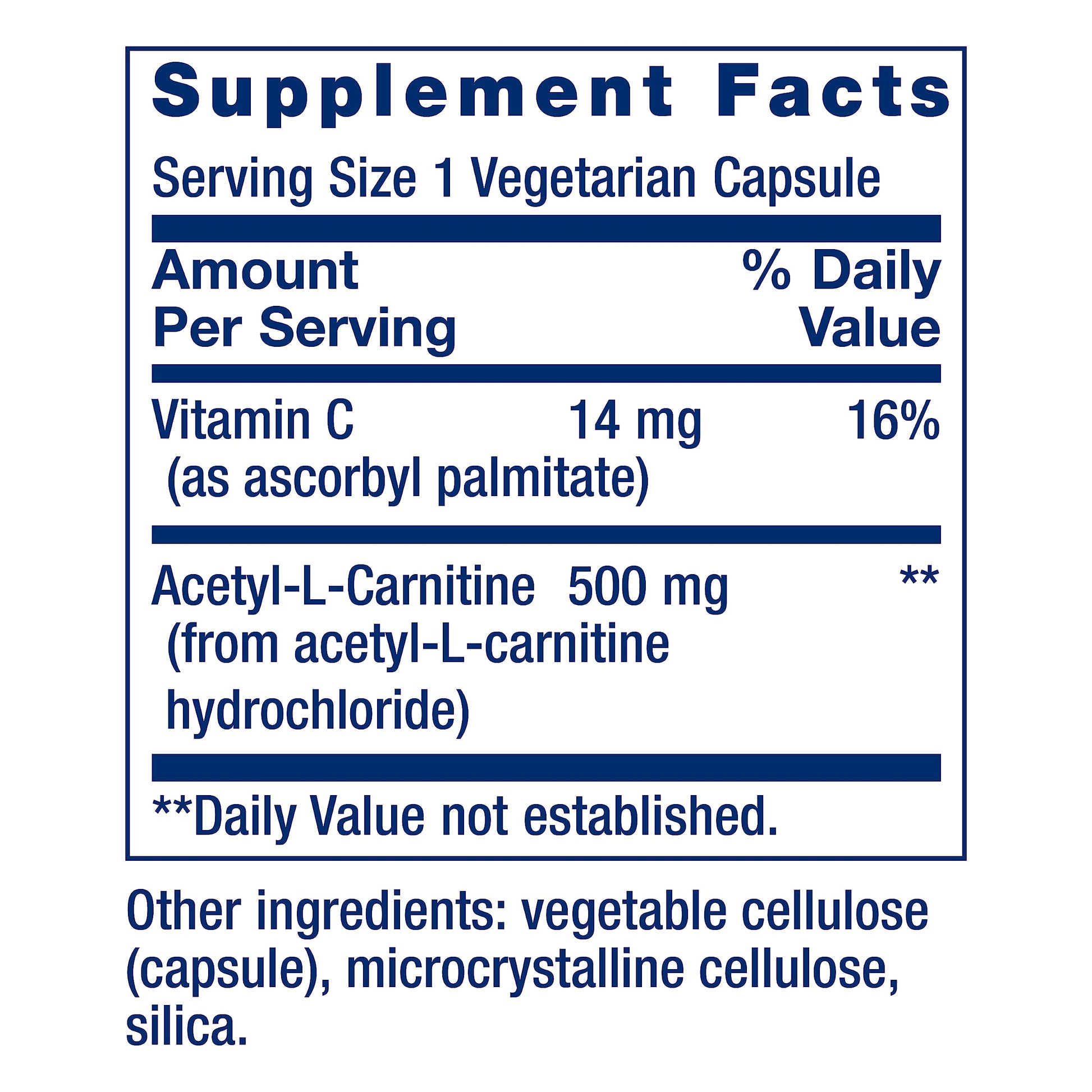 Life Extension Acetyl-L-Carnitine, Acetyl-L-Carnitine, vitamin C, Brain, mood & nerve health Life ExtensionAu supplements