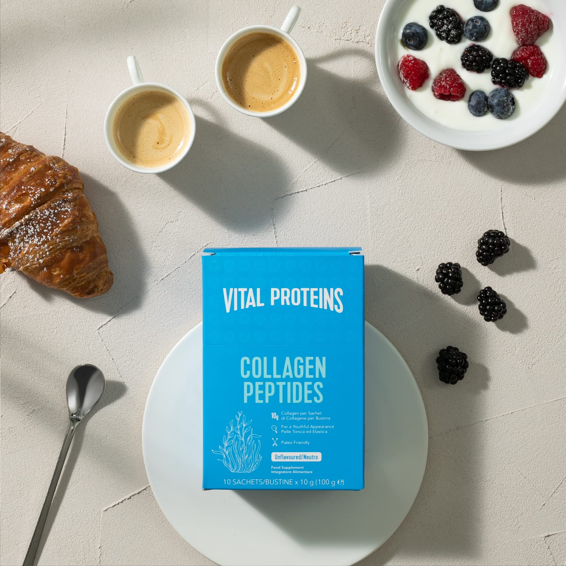Vital Proteins Collagen Peptides Powder Supplement Travel Packs Unflavored Skin Hair NAI Joint Health 10g per Serving 10 Packets(10ct per Box) VITAL PROTEINSAu supplements