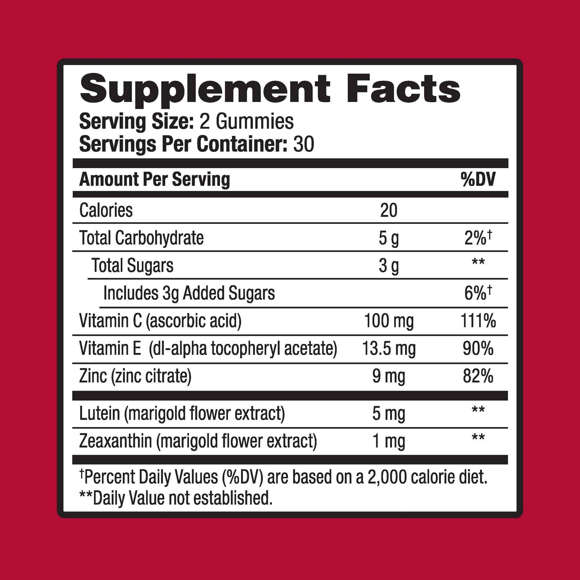 Ocuvite Vitamin & Mineral Supplement for Eye Health Adult Gummies OcuviteUS supplements