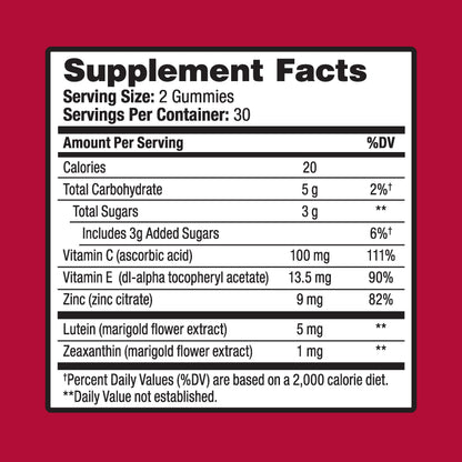 Ocuvite Vitamin & Mineral Supplement for Eye Health Adult Gummies OcuviteUS supplements