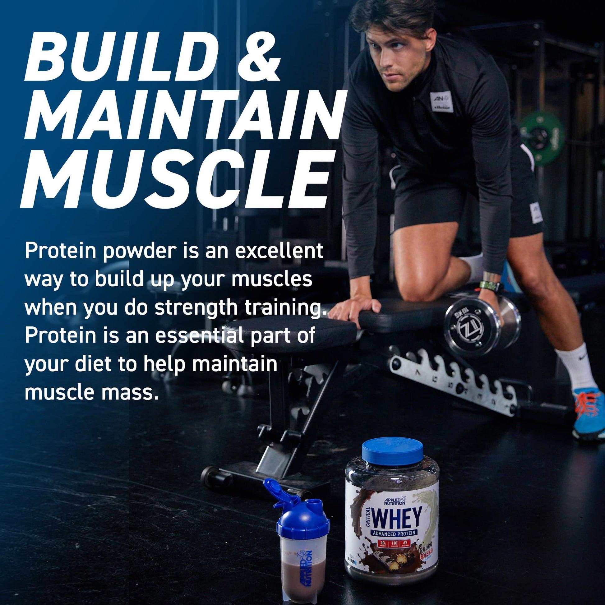 Applied Nutrition Critical Whey Protein Powder 2kg - High Protein Powder, Protein Milkshake Applied NutritionAu supplements