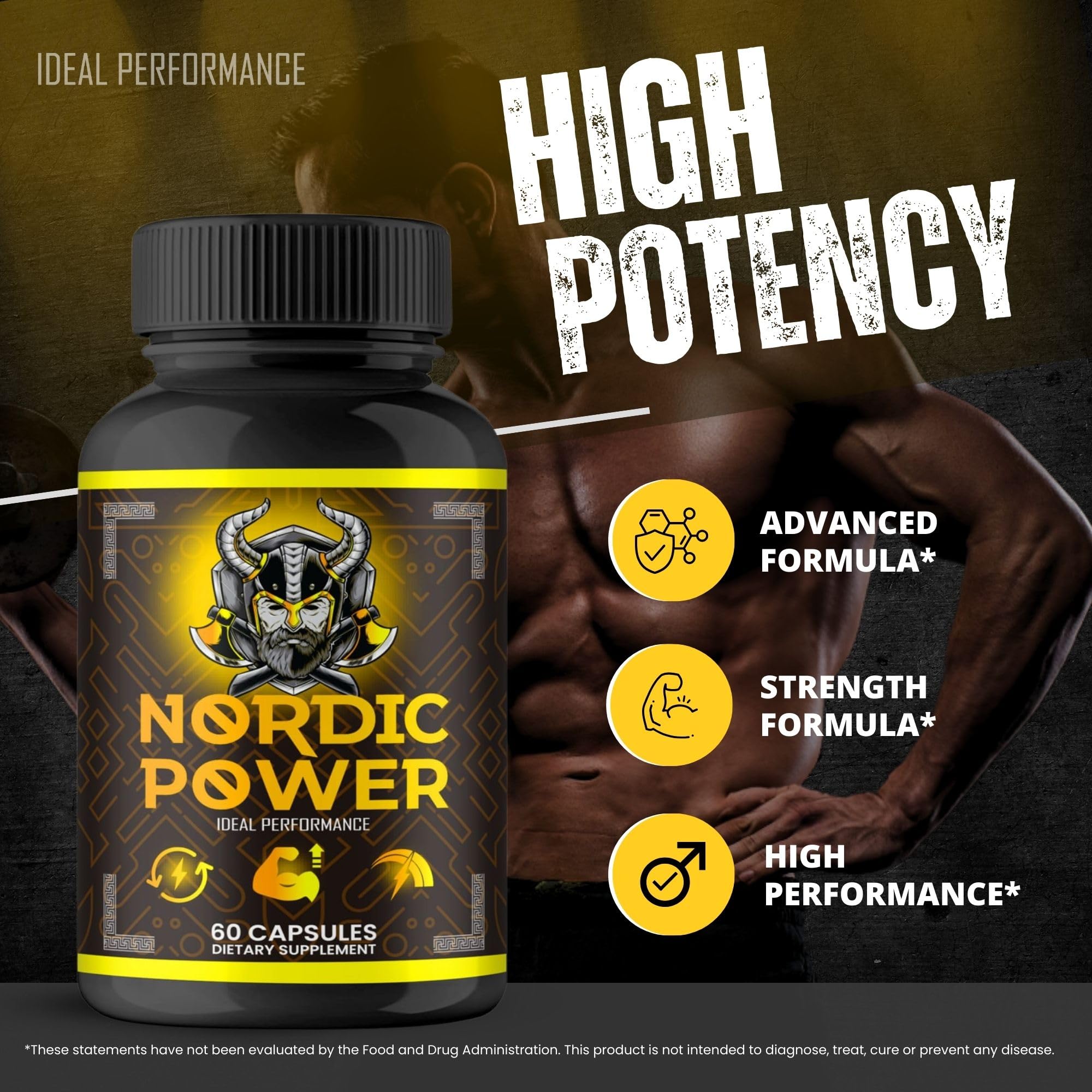 Nordic Power Pills, Official Nordic Power Capsules - Maximum Strength Energy, Stamina and Performance, Premium Formula to Support Overall Well-Being, Natural NordicPower Pastillas Review (2 Pack) IDEAL PERFORMANCEAu supplements