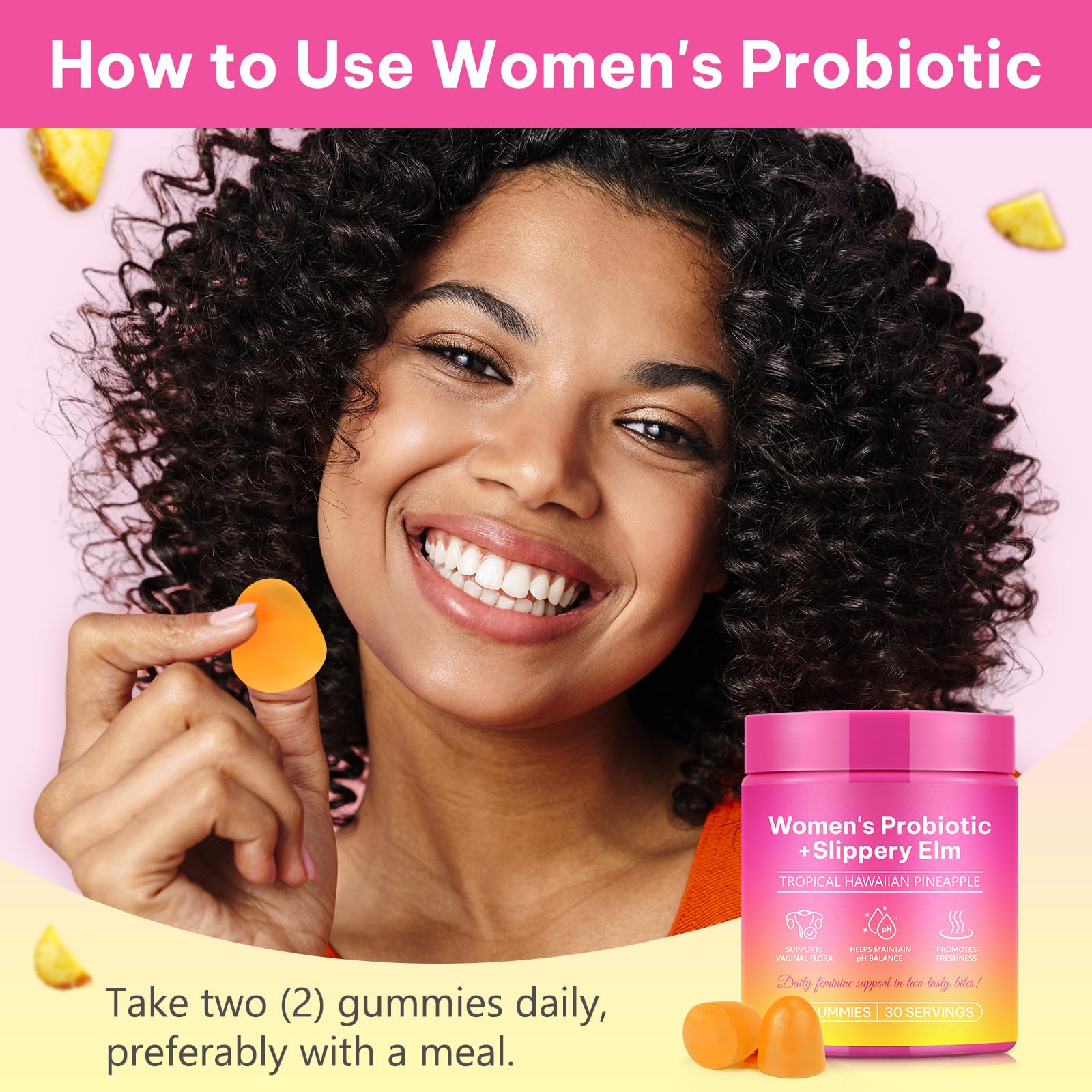 Beyxdu Probiotics for Women Gummies with Slippery Elm Feminine Balance Gummies for Women Vaginal Probiotics with Prebiotics & Lactobacillus Probiotic Blend Vaginal Odor & Vaginal Flora 120Gummy BeyxduAu supplements