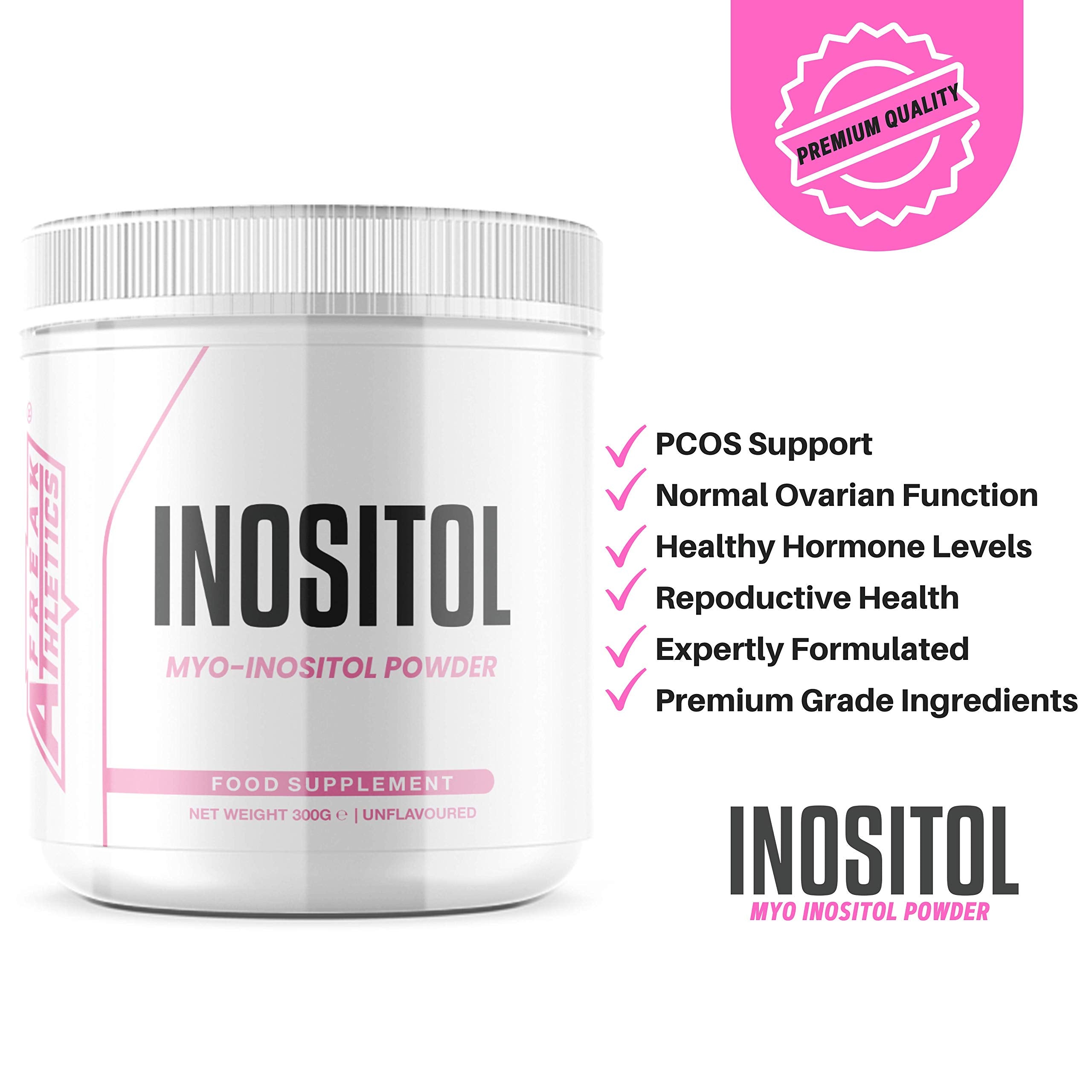 Inositol (Myo-Inositol) Powder 300g | Premium Myo Inositol Powder - Supports Women Freak AthleticsUS supplements