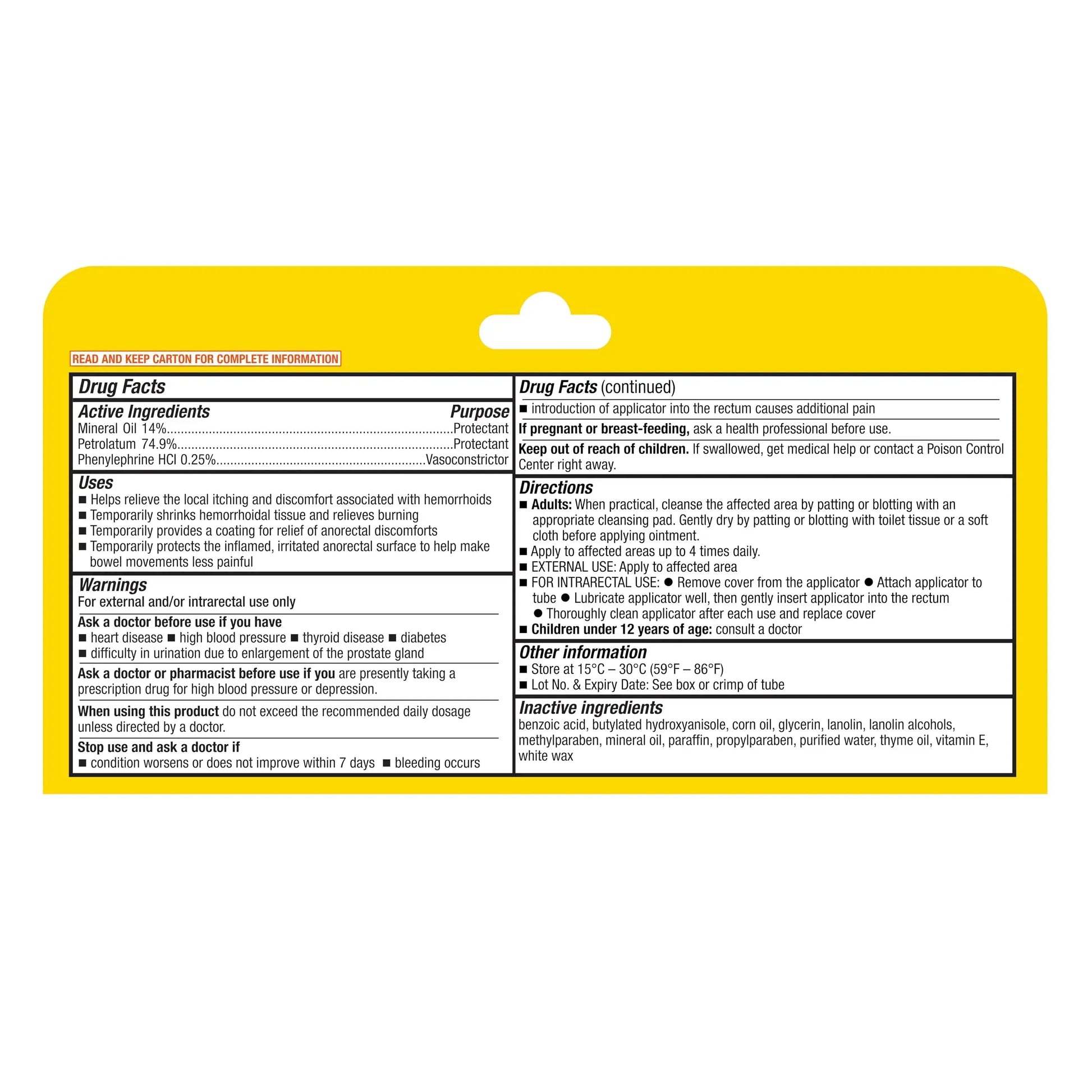 A+Health Hemorrhoid Treatment, Hemorrhoidal Ointment Relieves Symptoms of Burning, Itching, Discomfort, 2 Ounce Tube with Applicator, Reduces Irritation and Pain Relief A+HealthAu supplements
