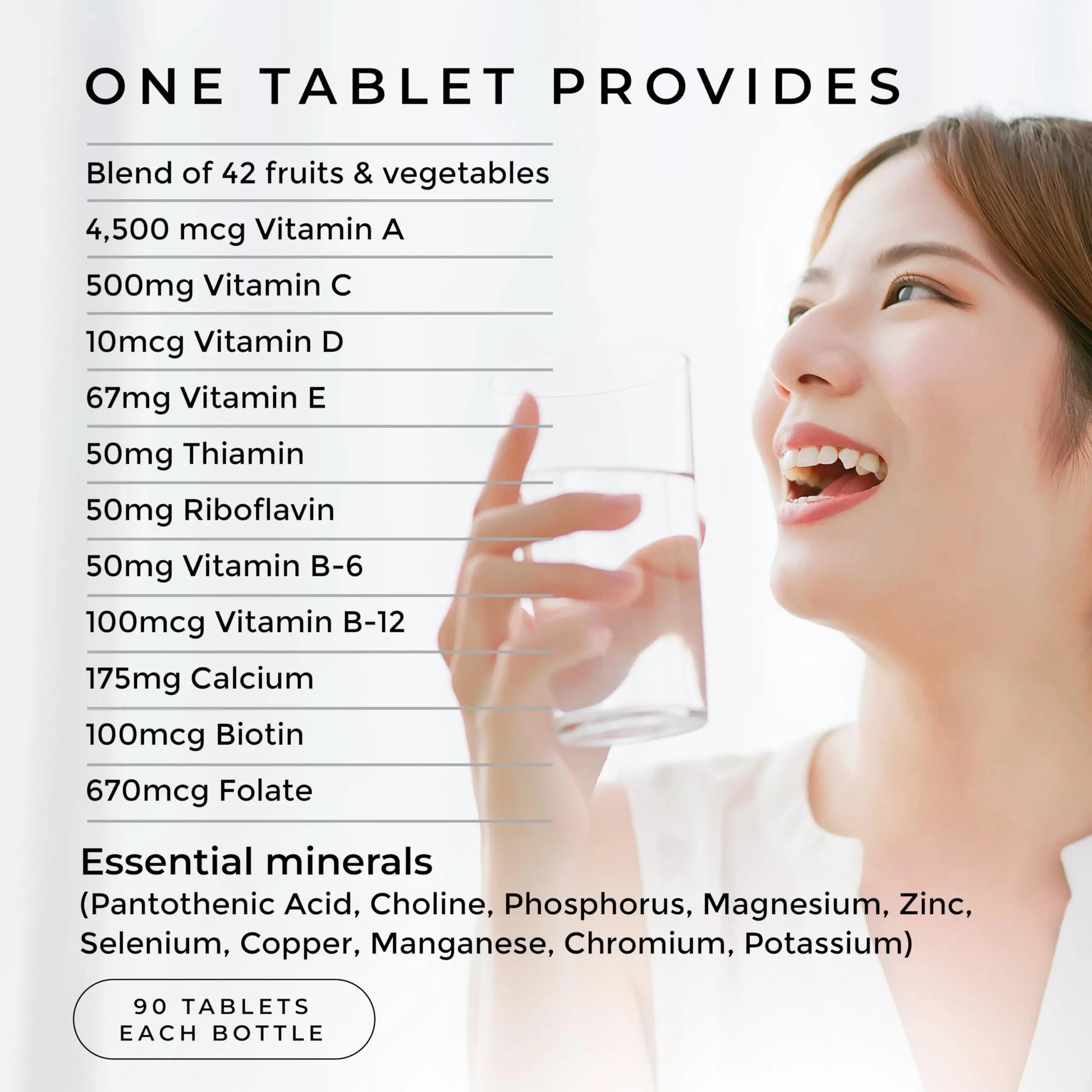 Fruit and Veggies Supplement - Multi Vitamins for Adults w/ Vitamins A, B Complex, D, E, Zinc, Biotin, Calcium - Fruit Vegetable Supplements for Energy & Immunity Support Daily DefenseAu supplements