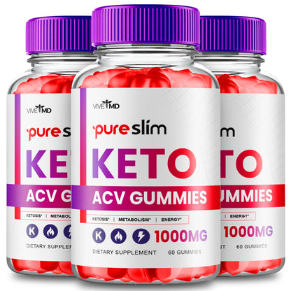 Pure Slim Keto ACV Gummies Supplement - Official Formula - Pure Slim Keto+ACV, Keto Pure VIVE MDUS supplements