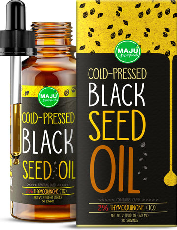 MAJU Black Seed Oil - 3 Times TQ, Cold-Pressed, Travel Size, 100% Turkish Black Cumin Maju SuperfoodsUS supplements