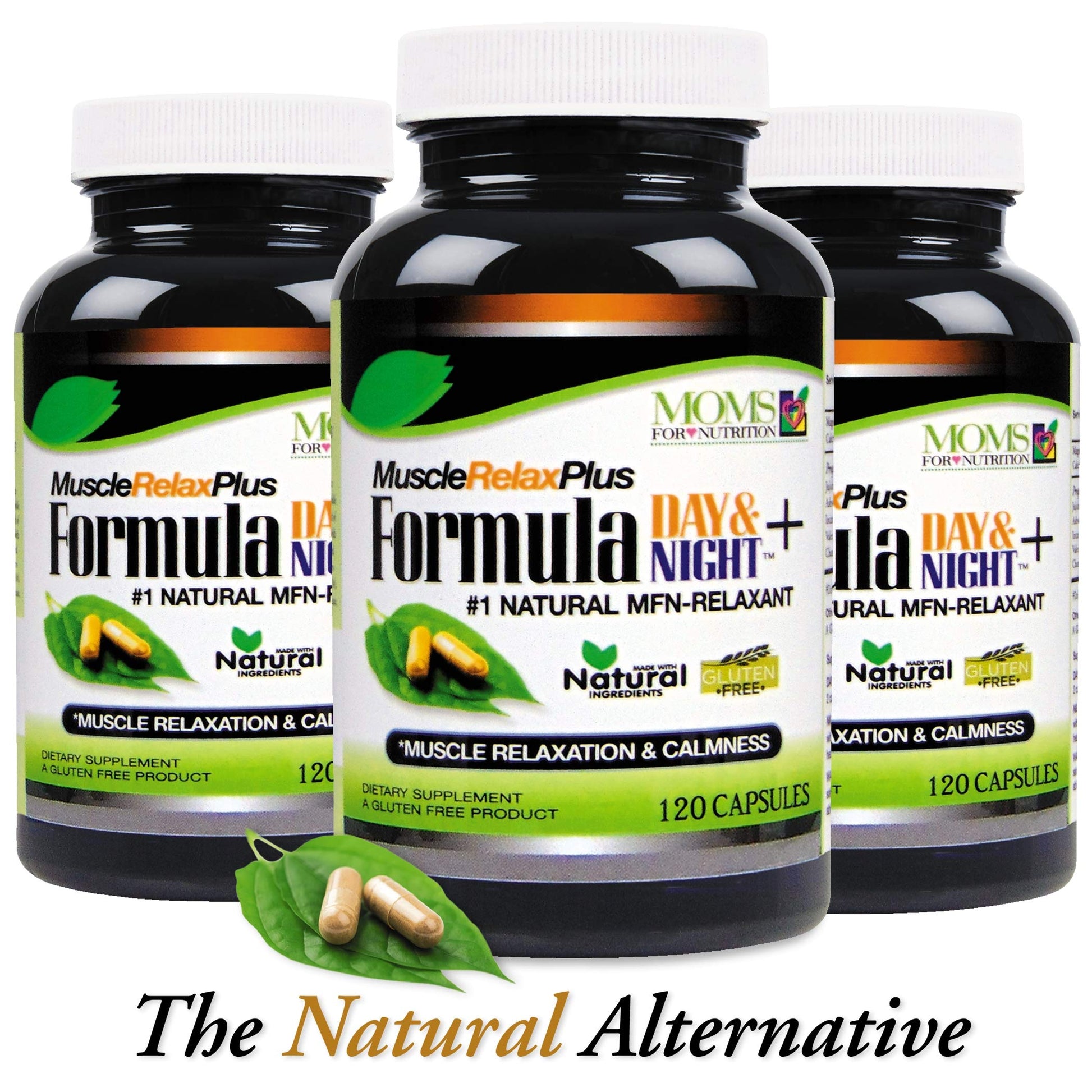 All Natural Muscle Relax Formula Plus - 50 Capsules - Daytime/Nighttime Natural Relaxant Moms For NutritionAu supplements