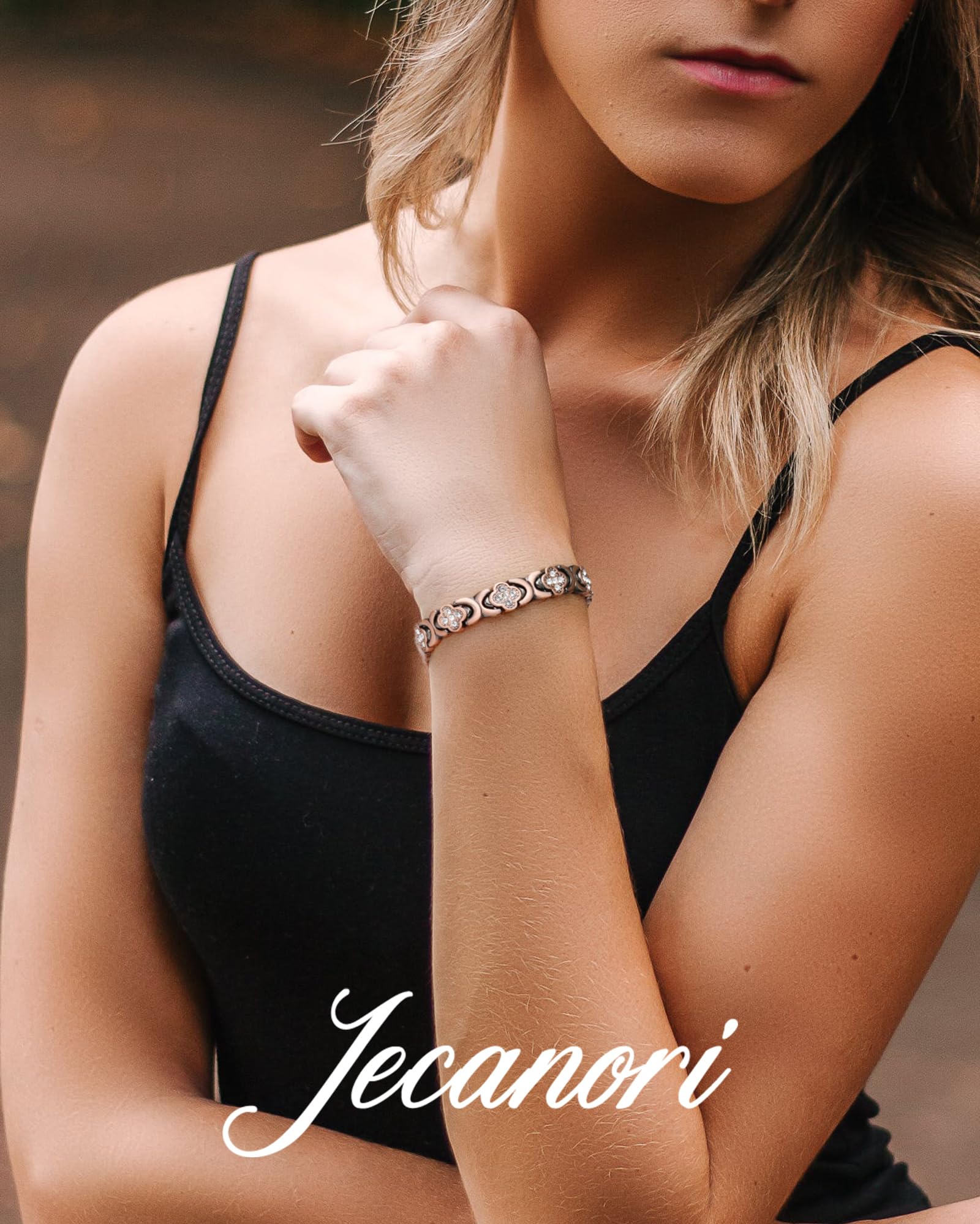 Jecanori Women's Pure Copper Bracelet, Ultra Strength Magnetic Copper Bracelets for Women JecanoriAu supplements
