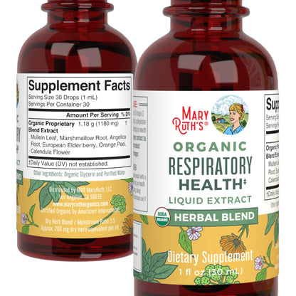 MaryRuth's | USDA Organic Respiratory Health Herbal Supplement Extract MaryRuth OrganicsUS supplements