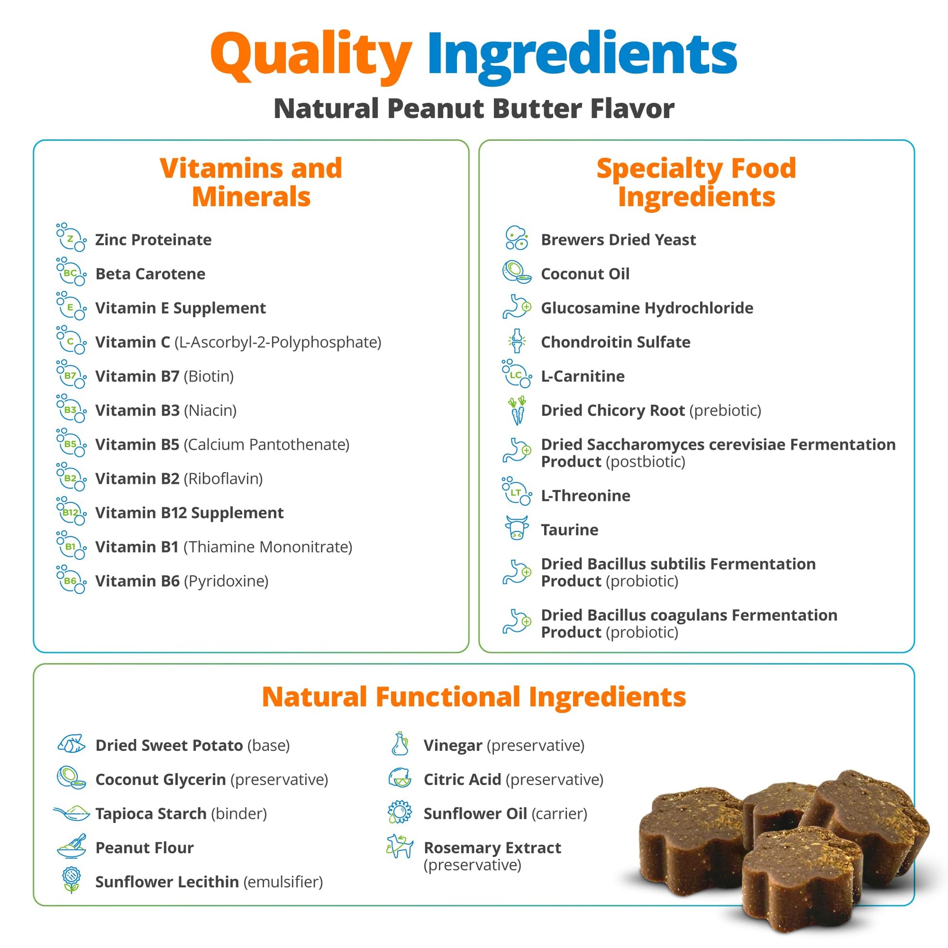 5Strands Dog Multivitamin Chews, 10-in-1, Vitamins & Postbiotics, All Ages & Breeds - Digestion, Brain, Organs, Heart, Mobility, Vision, Skin & Coat, Immunity - Dog Supplement (Peanut Butter, 90ct) 5StrandsAu supplements