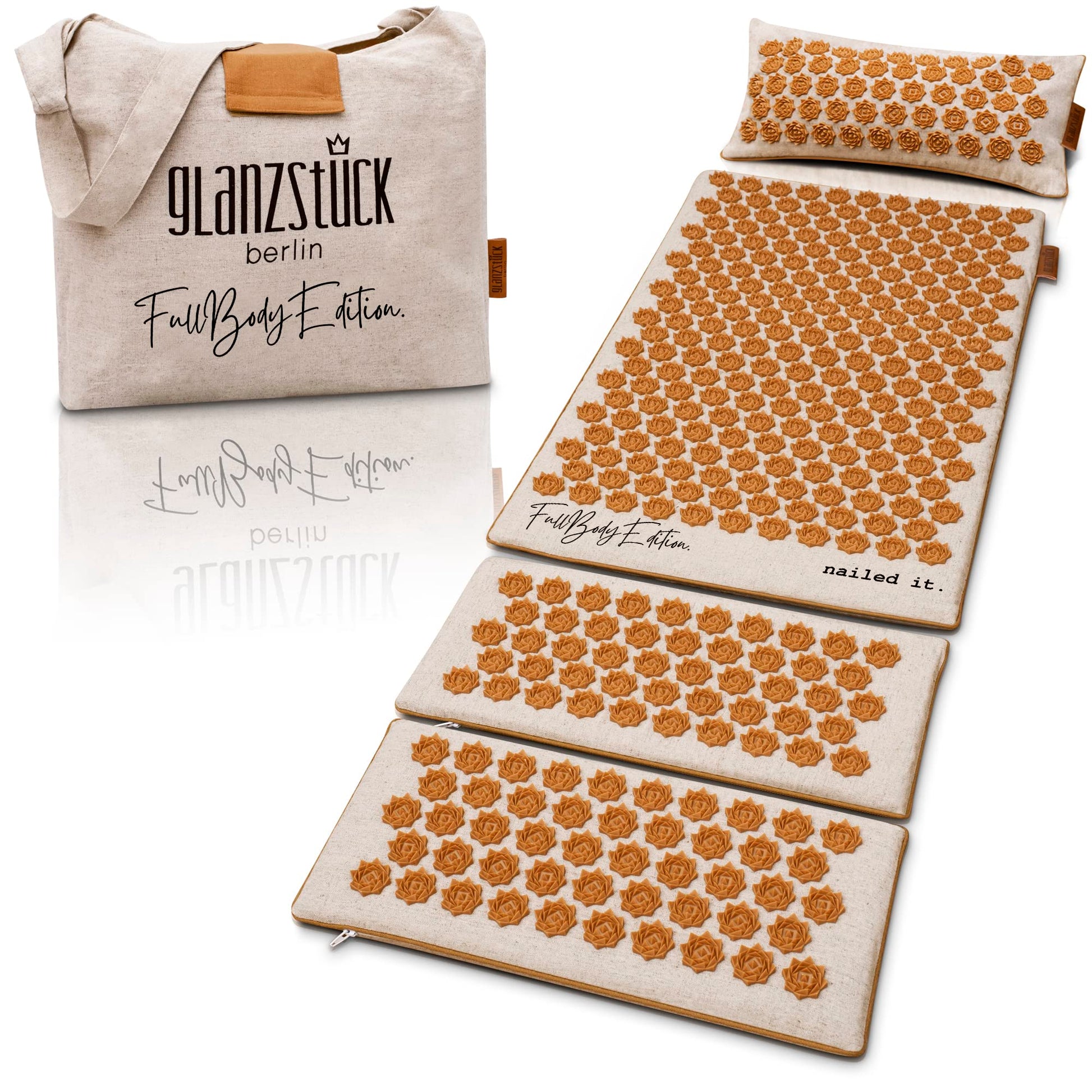 Glanzstück Berlin® Health Collection XXL Acupressure Mat Set for Full Body for Tension Headaches Glanzstück BerlinAu supplements