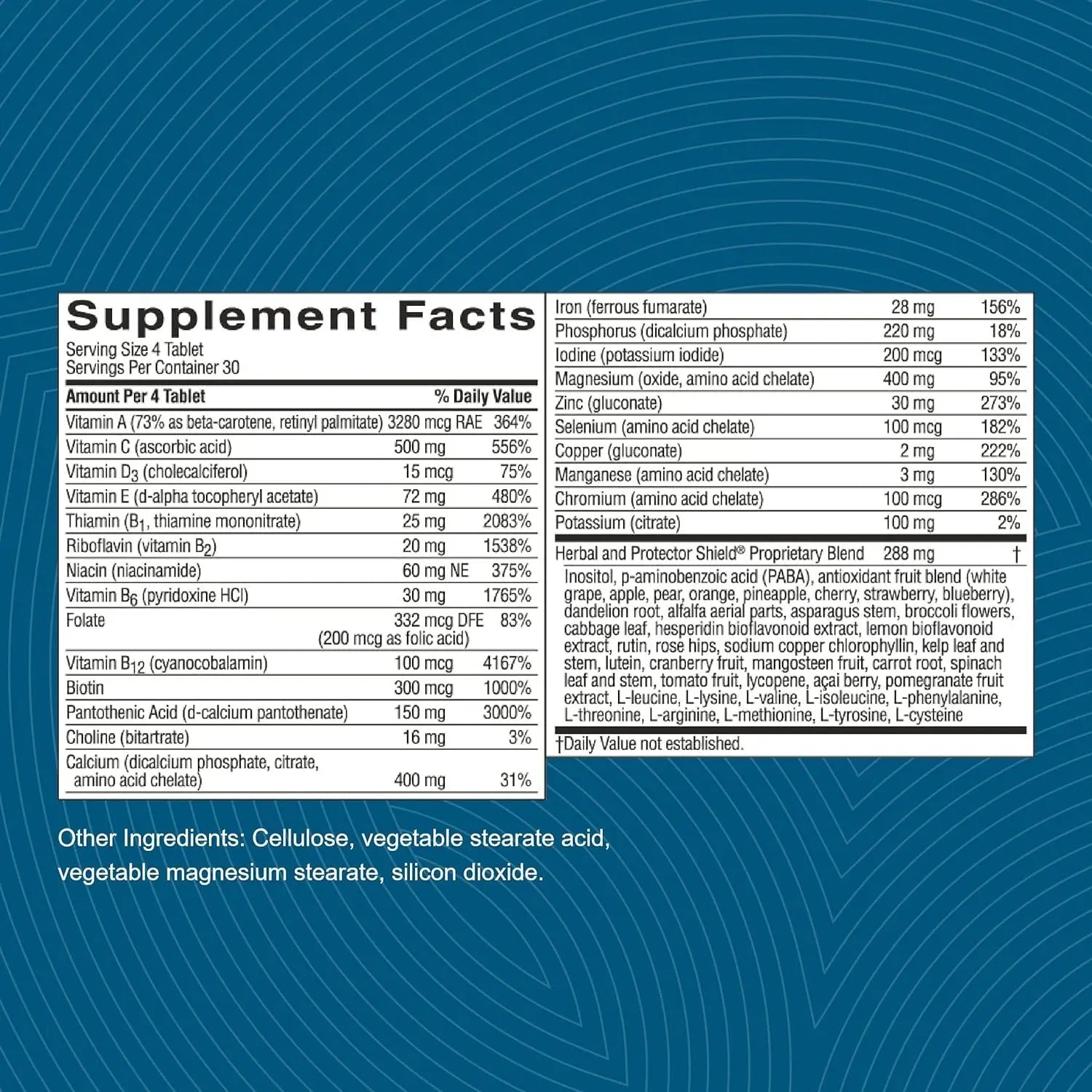 Nature's Sunshine Super Supplemental: Complete Multivitamin with Minerals, Antioxidants & More for Nutritional Gaps, Overall Health, Immune & Energy Support. 120 Tabs Nature's Sunshinenz supplements