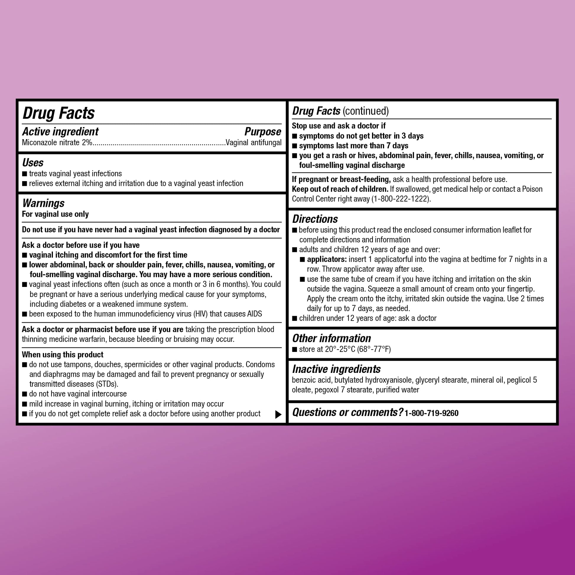 Amazon Basic Care Miconazole 7, Miconazole Nitrate Vaginal Cream 2 Percent, 7-Day Yeast Infection Amazon Basic CareAu supplements