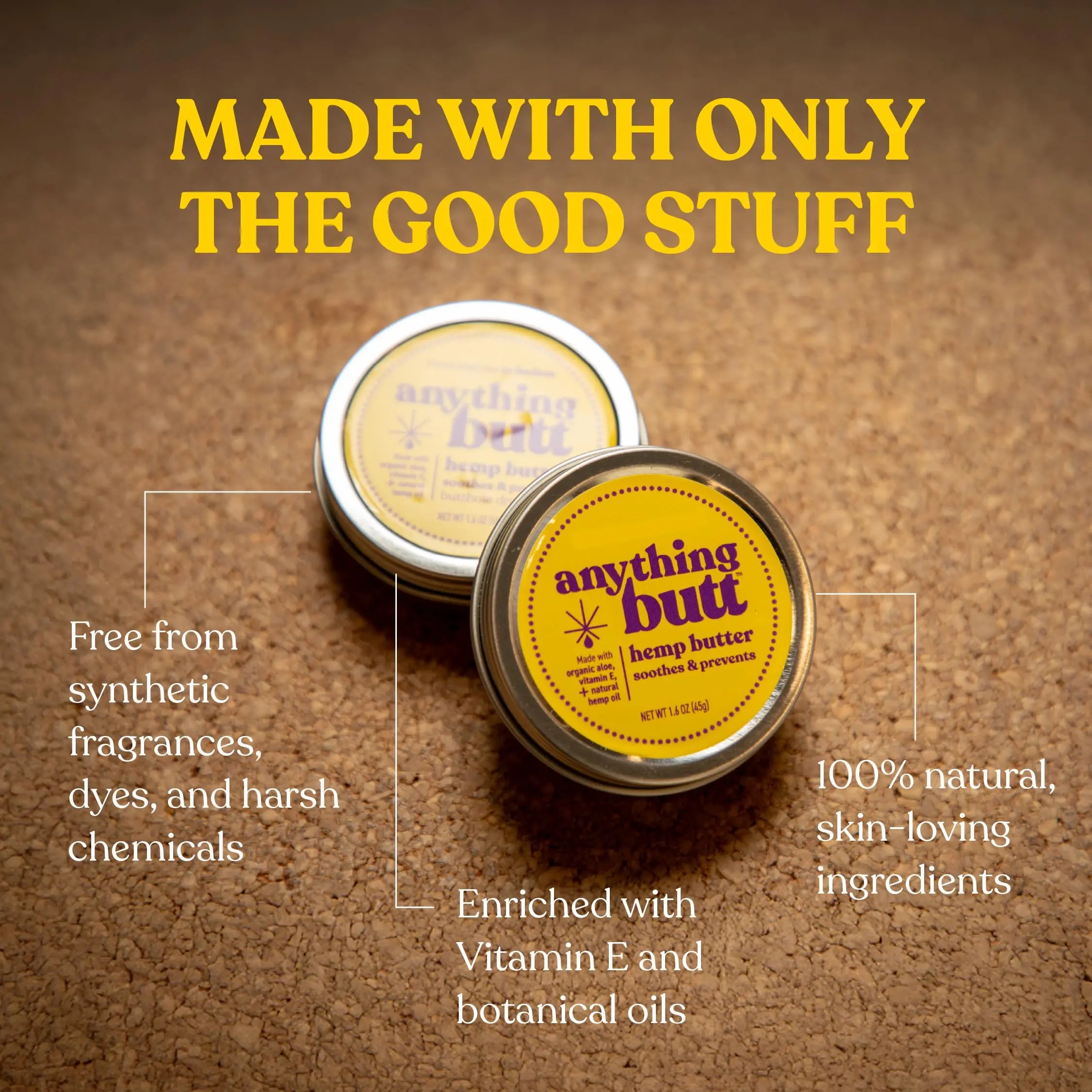 All-Natural Hemorrhoid Cream, Herbal Balm, Soothes Itching & Discomfort - Itch Hemorrhoid Soother Moisturizes for Itching, Rashes, Dryness, and Chafing Anything ButtAu supplements