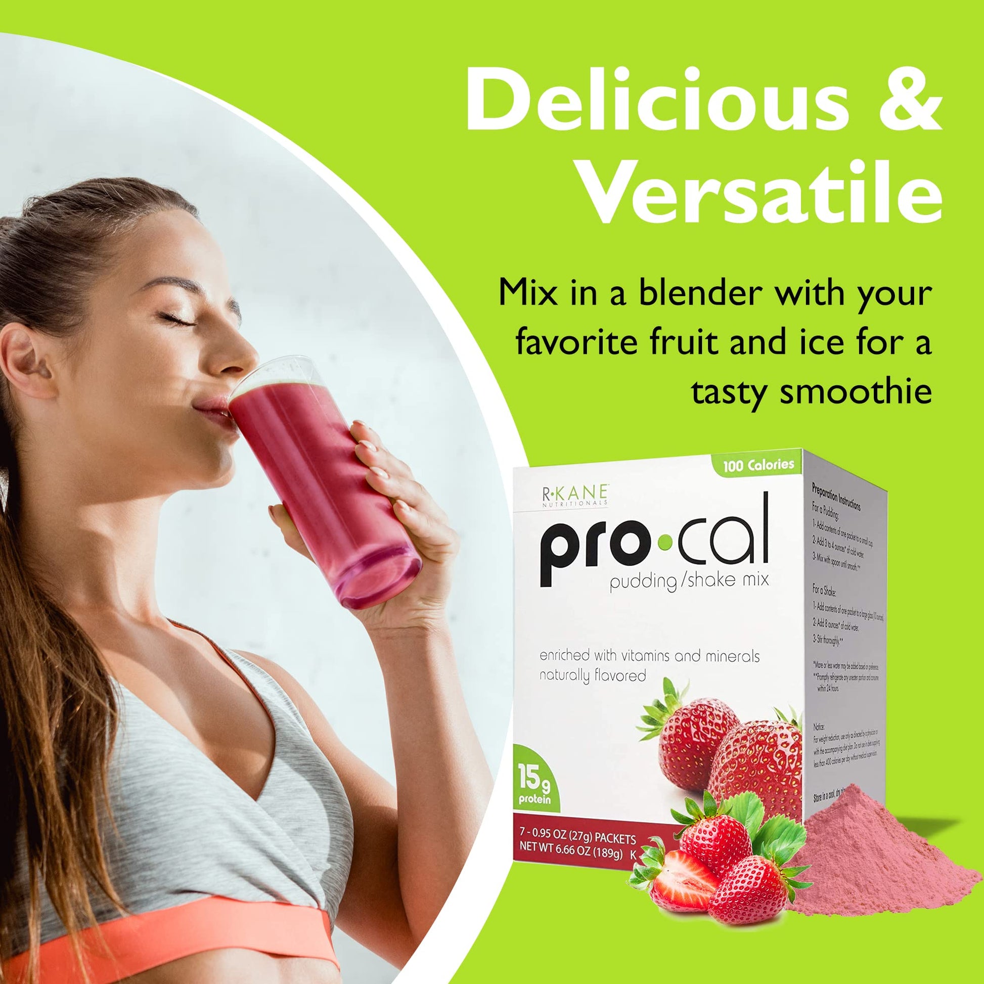 R-Kane Nutritionals Pro-Cal Pudding/Shake Mix, Low Calorie Protein Shake Powder R-Kane NutritionalsAu supplements