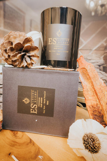 Oud Wood | 10oz | Premium Candle | Scented Candle | Aromatherapy | Essential Fragrance Oils Elusive ScentAu supplements