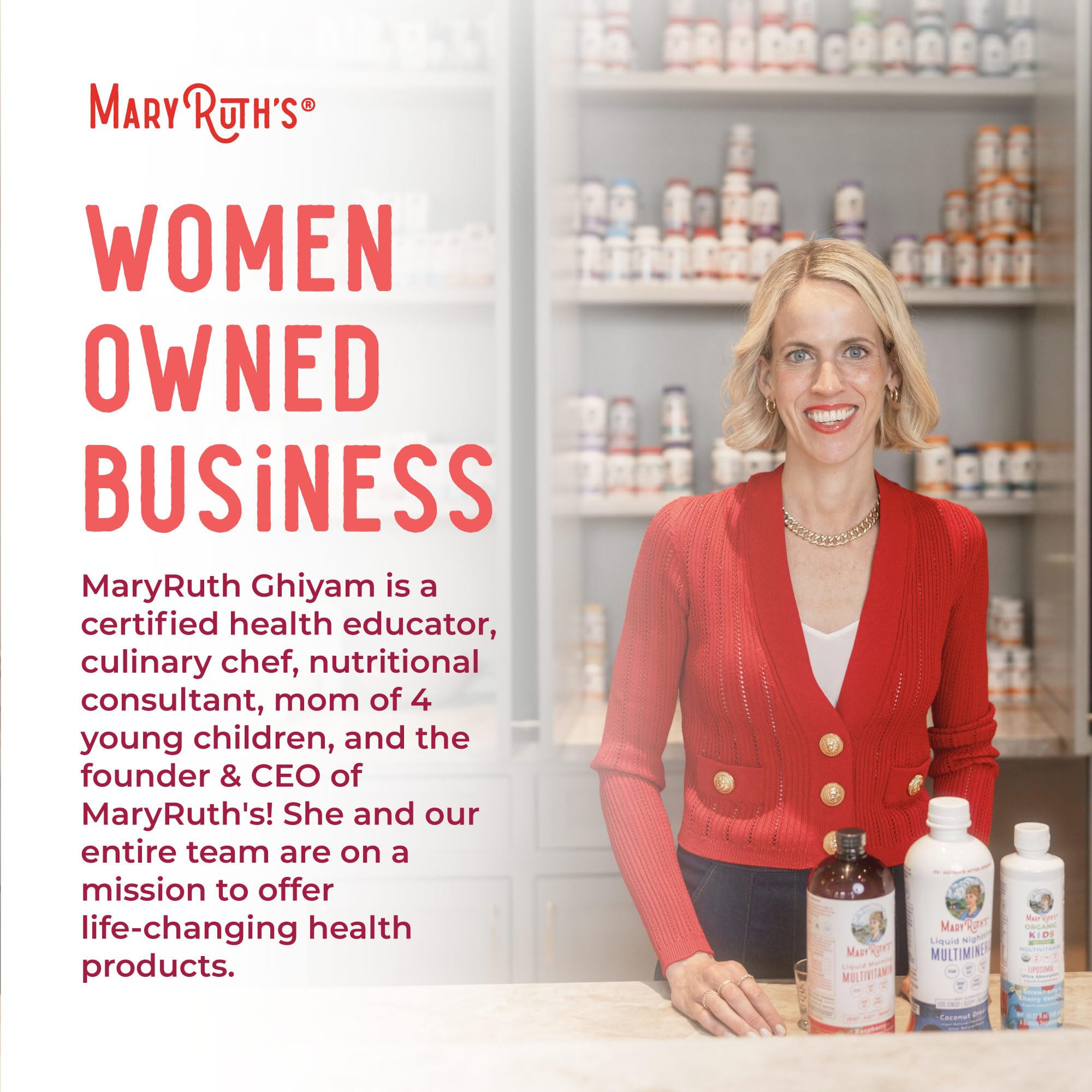 MaryRuth Organics Vitamin B12 Liquid Spray | Vegan, Non-GMO, Gluten-Free | USDA Organic Supplement | Energy & Nervous System Support | B12 Vitamins for Women & Men | 720 mcg | 1 Fl Oz MARYRUTH'SUS supplements