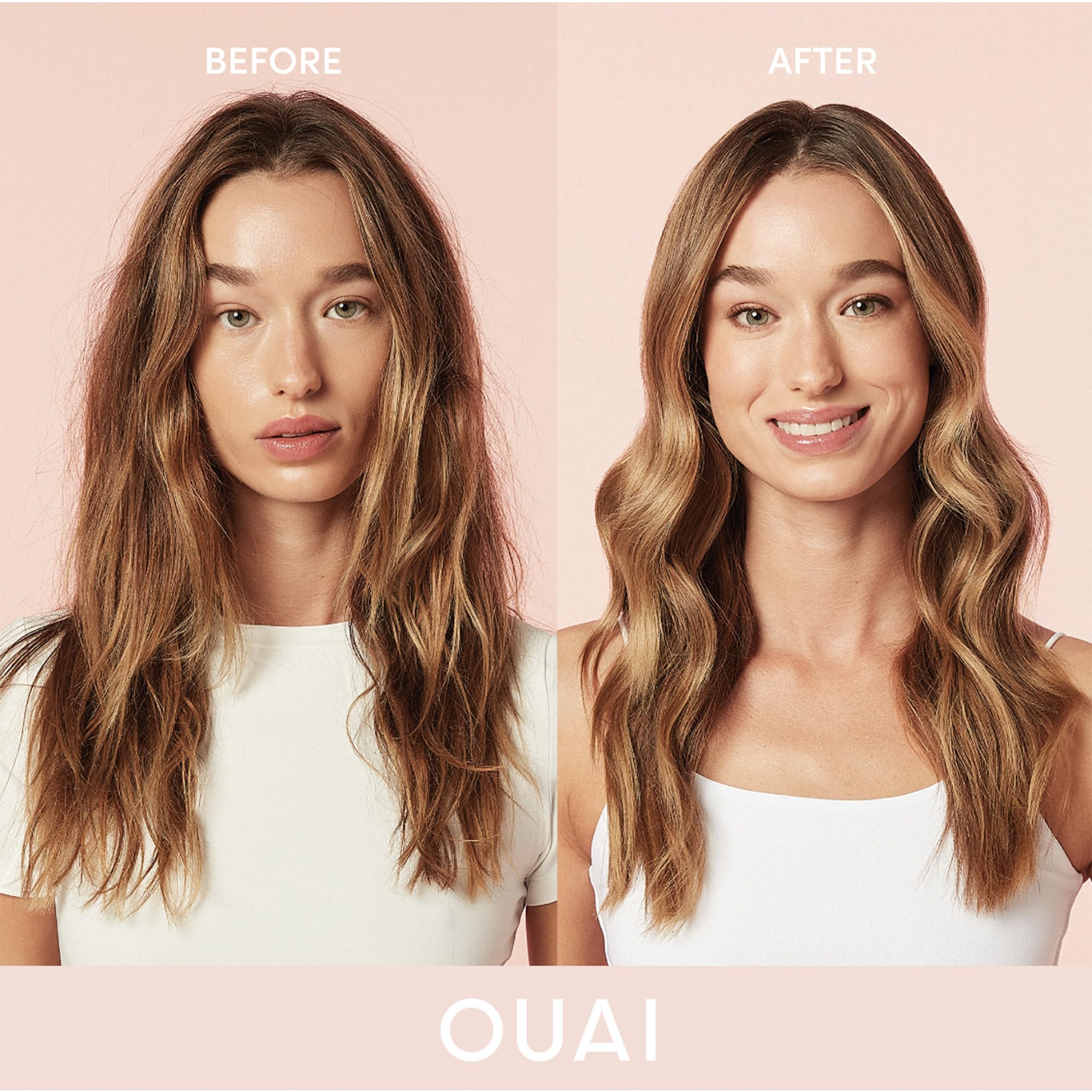 OUAI Anti Frizz Cream - Moisturizing Hair Cream with Frizz Control & Heat Protection - Provides Lasting Hydration with Jackfruit & Beetroot Extract - Paraben, Phthalate & Sulfate Free (6 oz) OUAIAu supplements