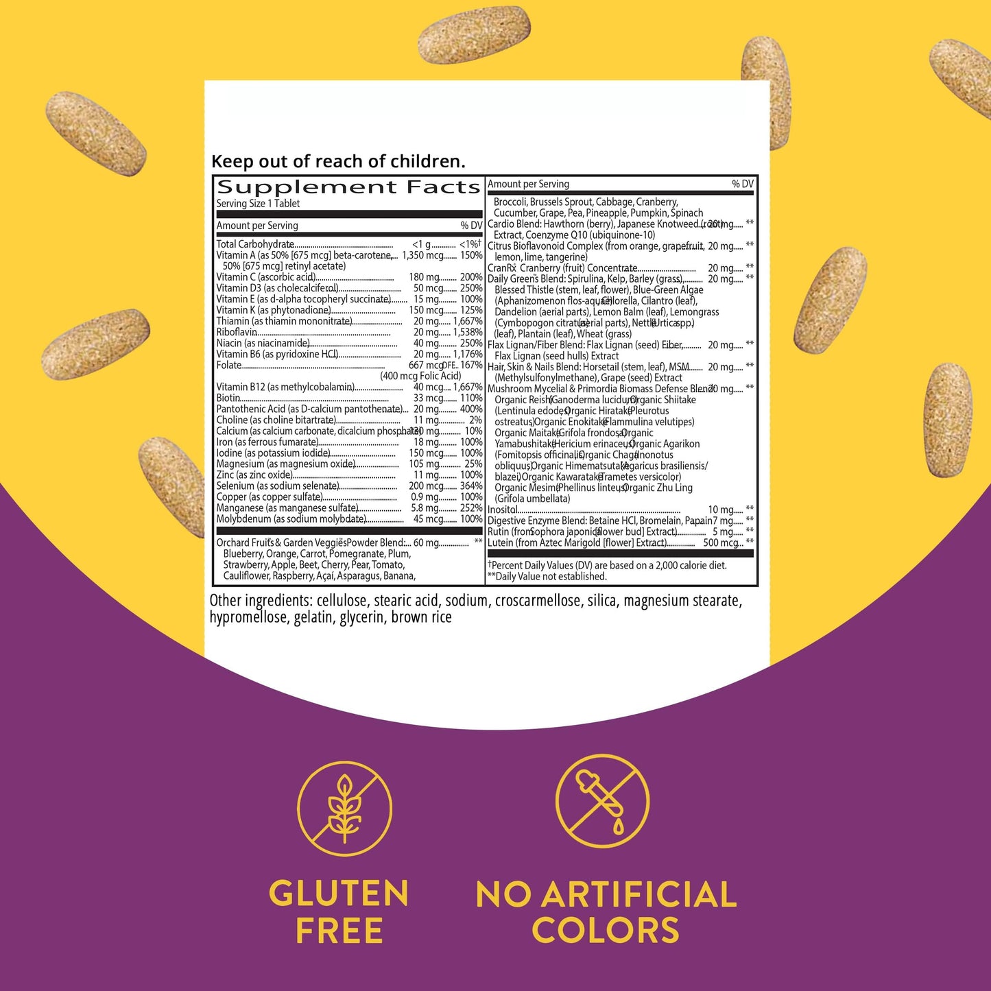 Nature's Way Alive! Women's Daily Ultra Multivitamin, High Potency Formula Nature's WayUS supplements