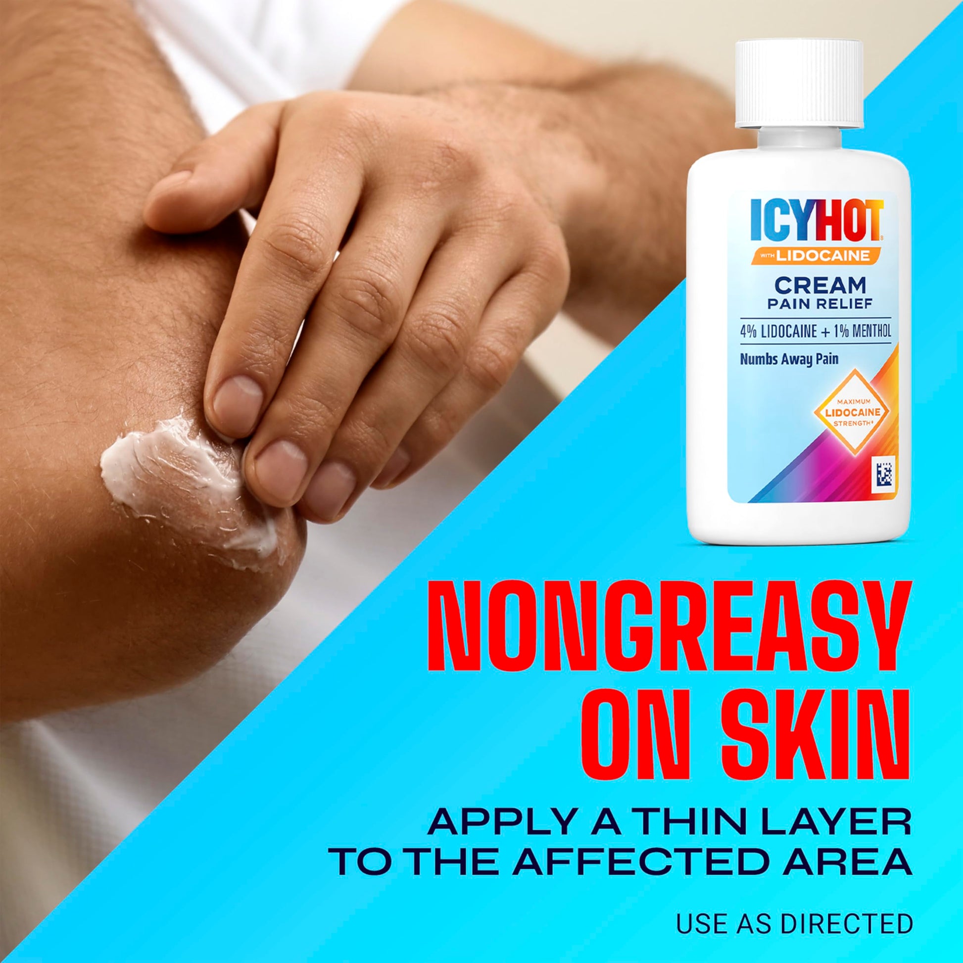 Icy Hot Lidocaine Pain Relief Cream, Numb Aggravated Nerves with Max Strength Lidocaine 4% and Menthol 1%, Fast-Acting Pain Relief for Minor Pain, Backaches, Sprains and Strains, 1.75 oz Icy HotAu supplements