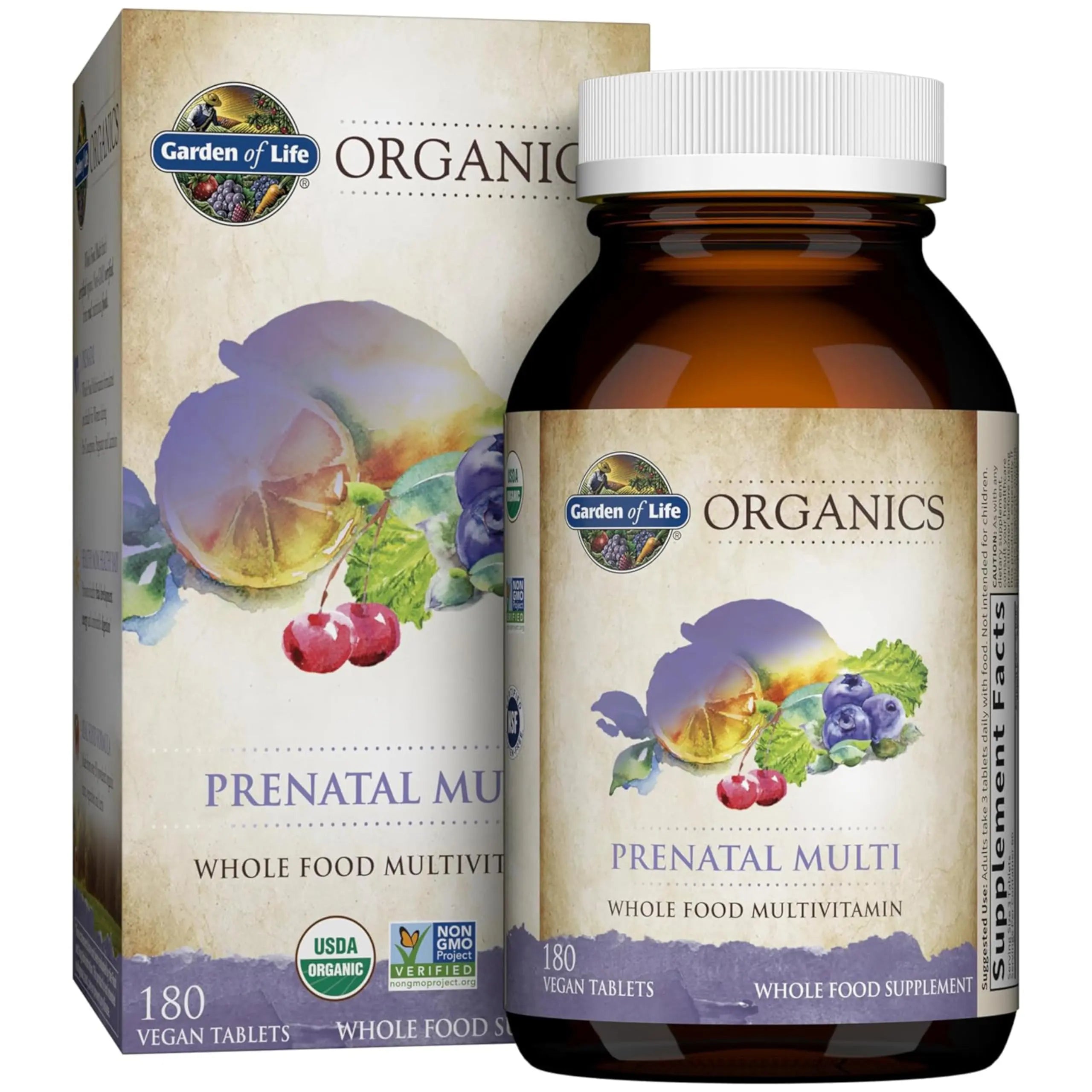 Garden of Life Organics Women’s Prenatal Multivitamin with Vitamin D3, B6, B12, C & Iron, Folate for Energy & Healthy Fetal Development – Organic Garden of LifeAu supplements