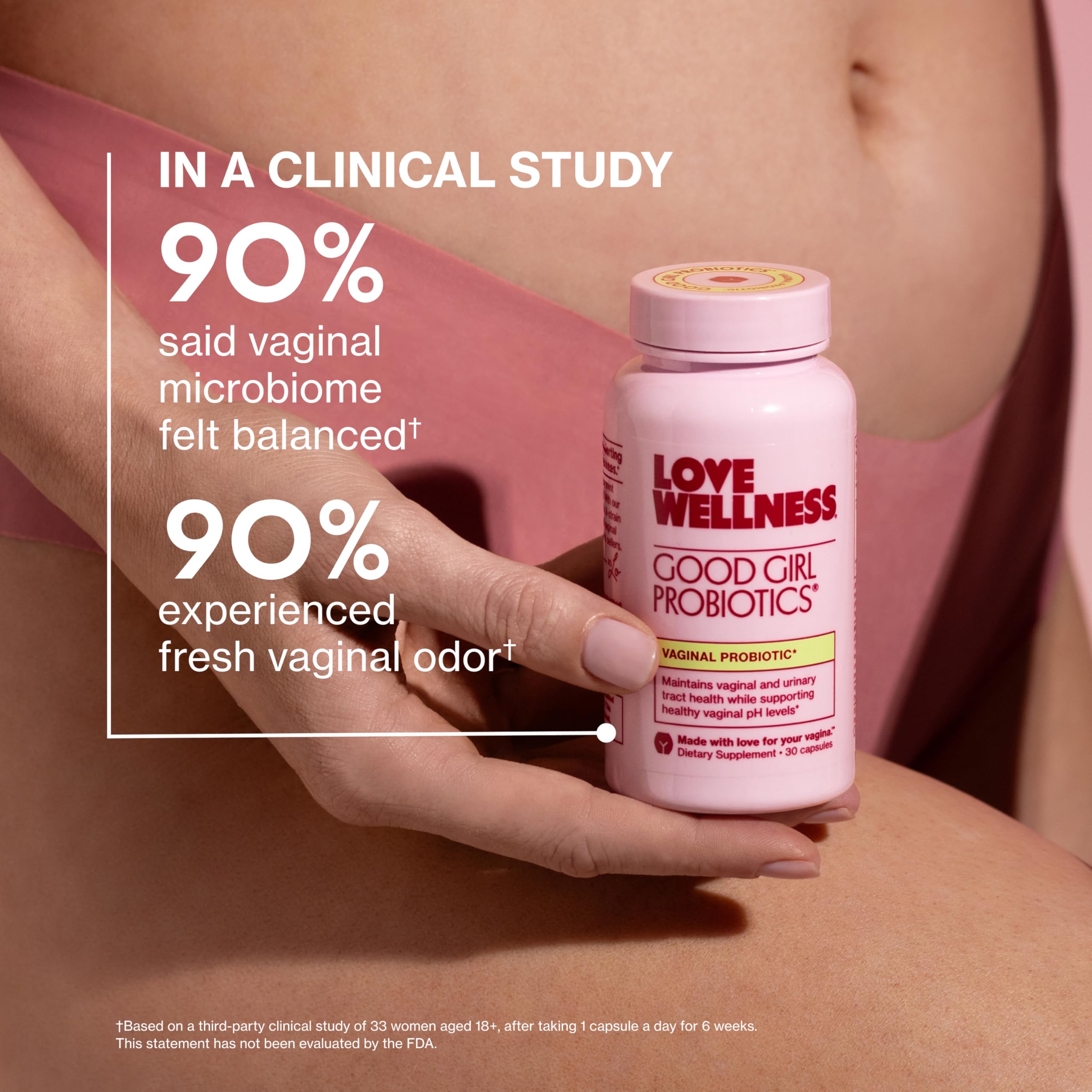 Love Wellness Good Girl Probiotics | Women’s Vaginal Health & pH Balance Supplement | 9-Strain Probiotic for Urinary Tract, Yeast, Odor & Immune Support | Gluten-Free (30-Day Supply) Love WellnessAu supplements