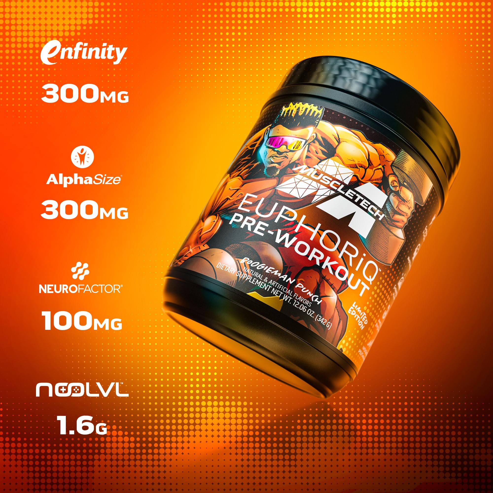 MuscleTech Pre Workout Powder EuphoriQ PreWorkout Smart Pre Workout Powder MuscleTechUS supplements