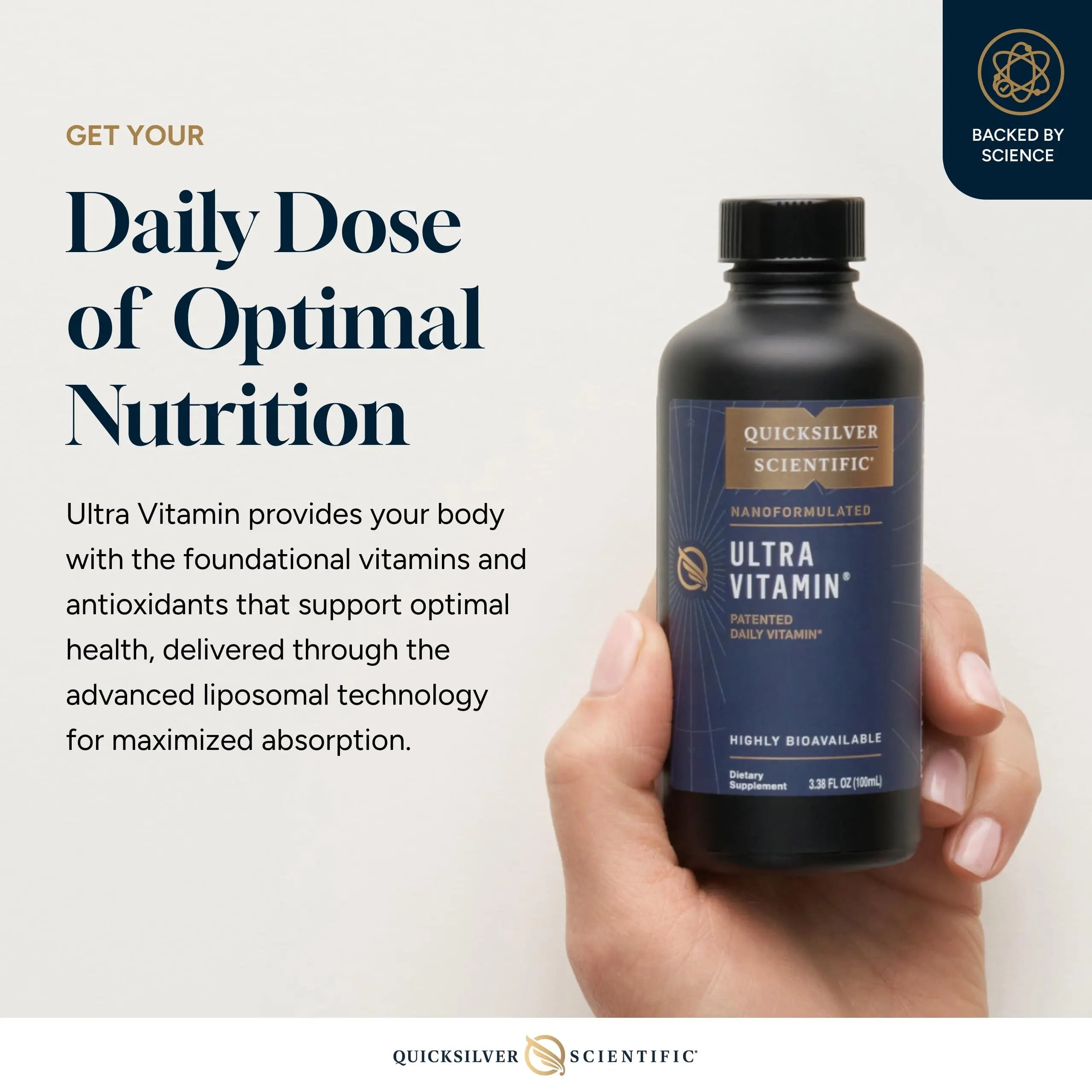 Quicksilver Scientific Liposomal Ultra Vitamin - Liquid Multivitamin & Antioxidant Supplement for Energy, Liver Health & Brain Support Quicksilver ScientificAu supplements